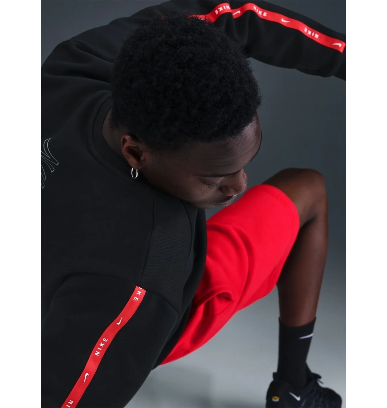 Світшот чоловічий Nike Nsw Cs Crew Flc Bb Black IH4286-010