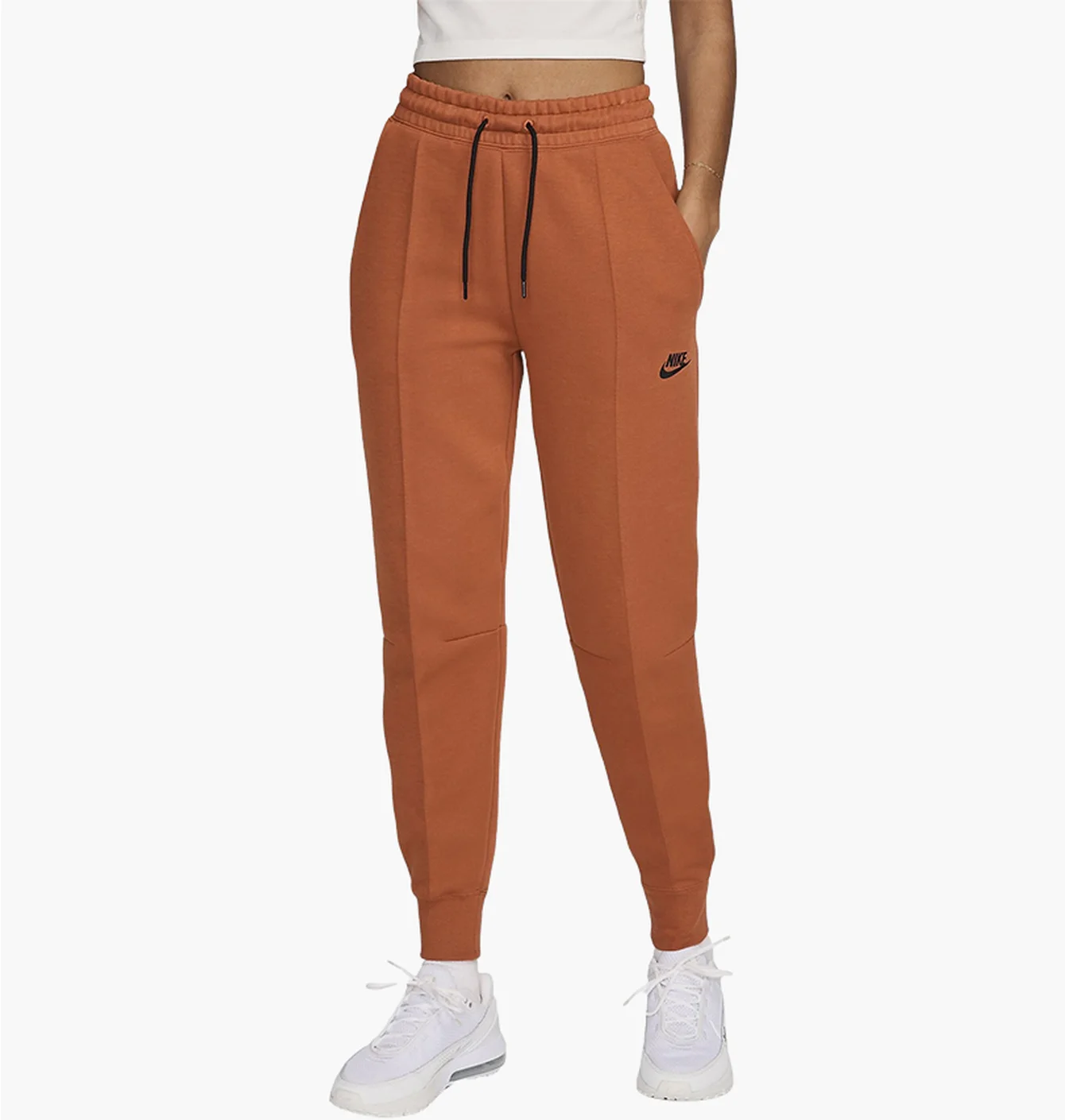 Штани жіночі Nike W Nsw Tch Flc Mr Jggr Orange FB8330-825