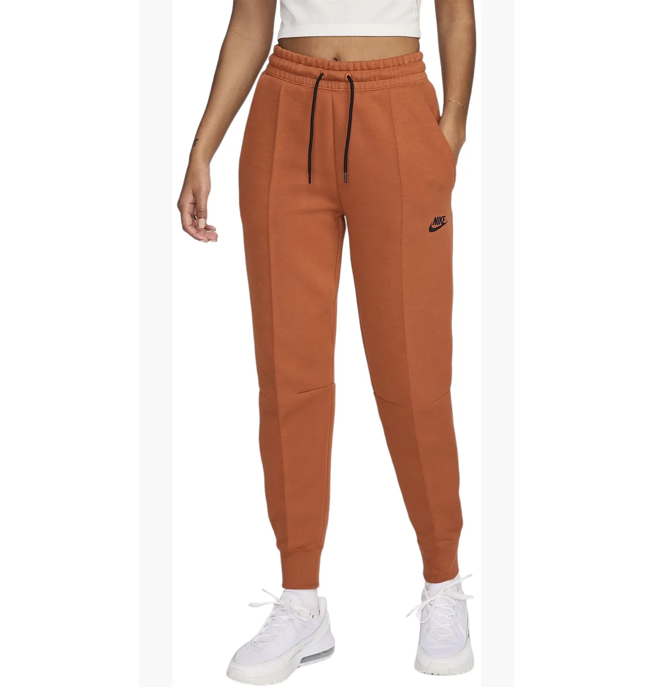 Штани жіночі Nike W Nsw Tch Flc Mr Jggr Orange FB8330-825