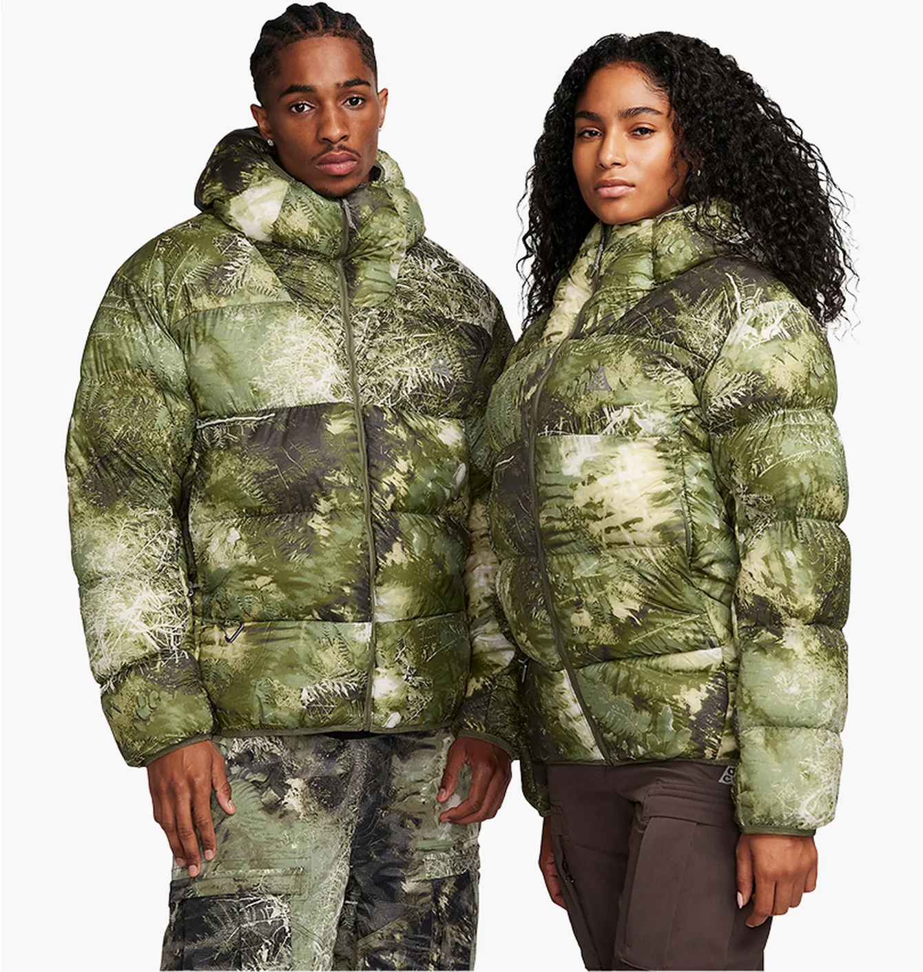 Пуховик унісекс Nike Acg Lunar Lake Puffer Therma-Fit Adv Loose Hooded Jacket Green FB8121-386