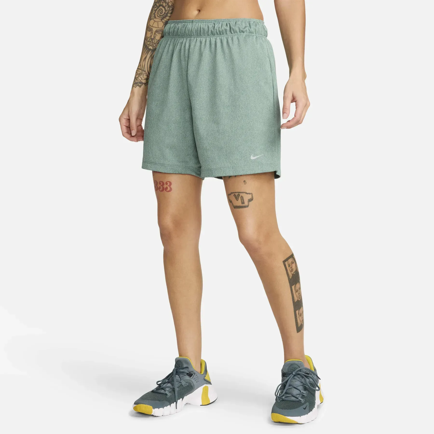 Шорти жіночі Nike Attack Dri-Fit Fitness Mid-Rise (DX6024-361)