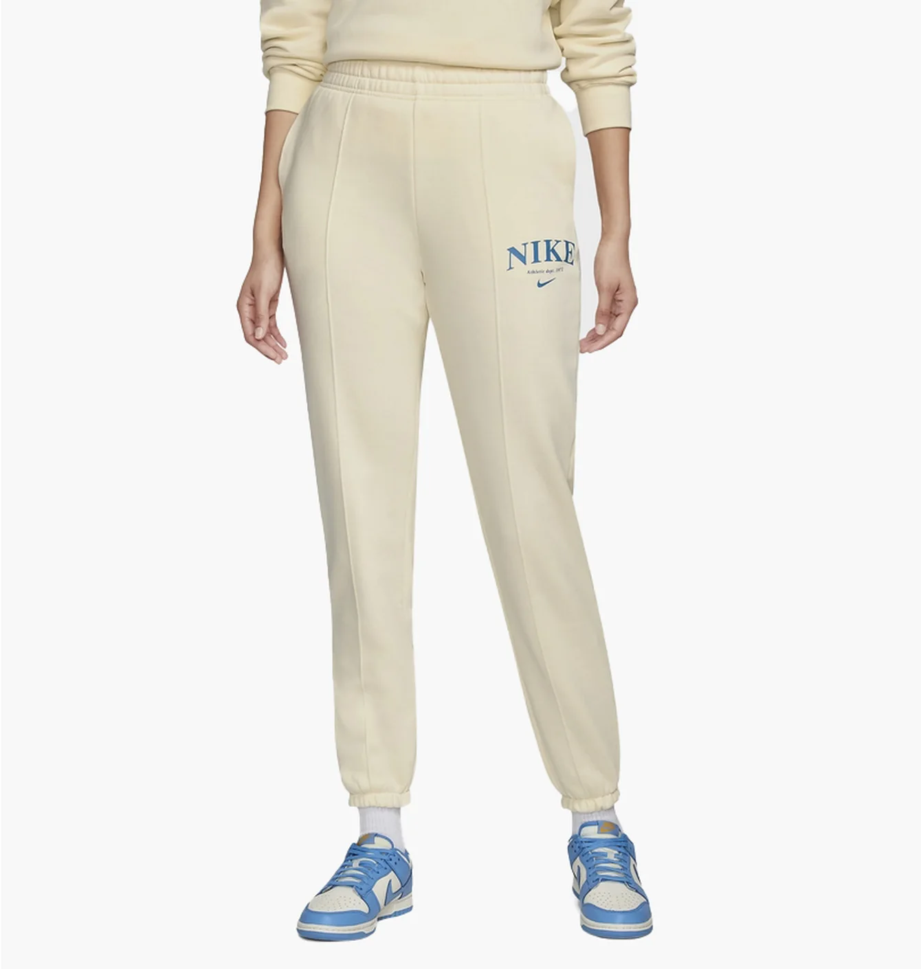 Штани жіночі Nike Womens Fleece Pants Beige Dq5384-113