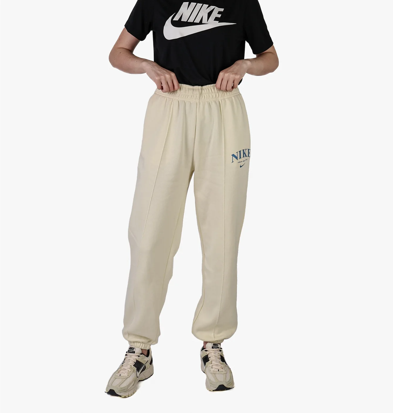Штани жіночі Nike Womens Fleece Pants Beige Dq5384-113