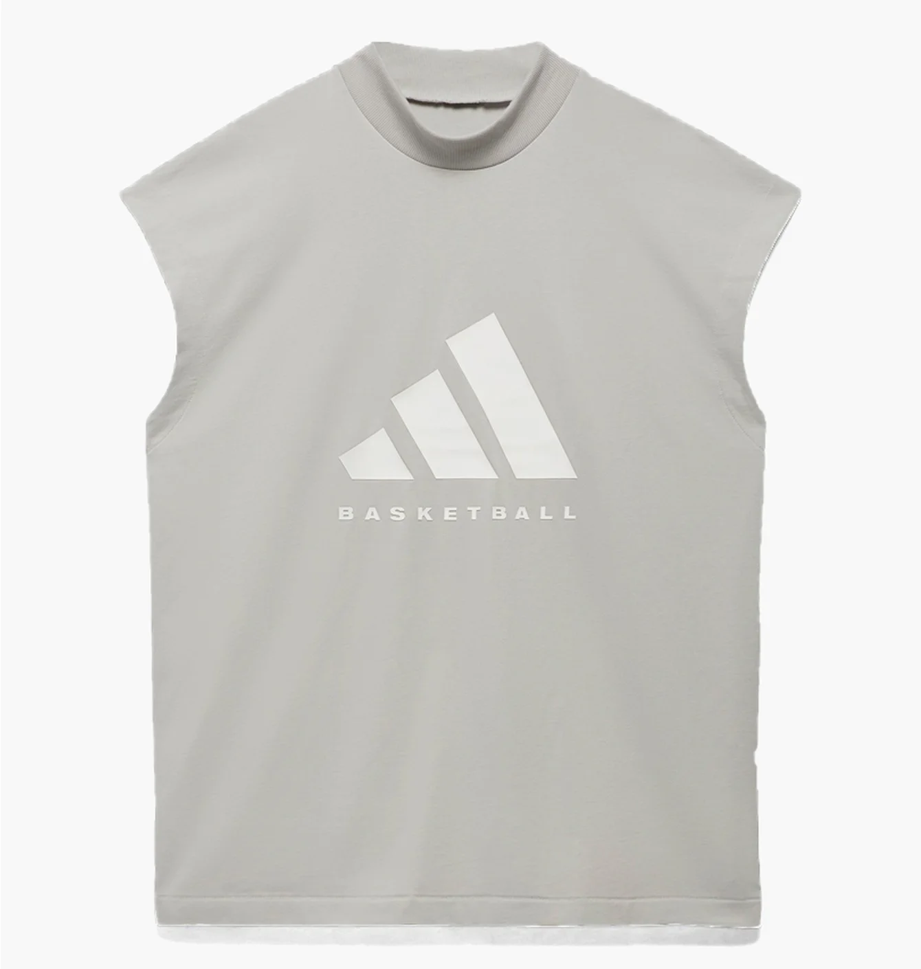 Майка унісекс Adidas Basketball Sleeveless Tee Grey Ia3445