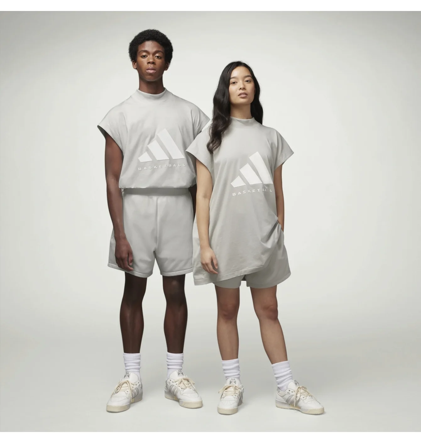 Майка унісекс Adidas Basketball Sleeveless Tee Grey Ia3445