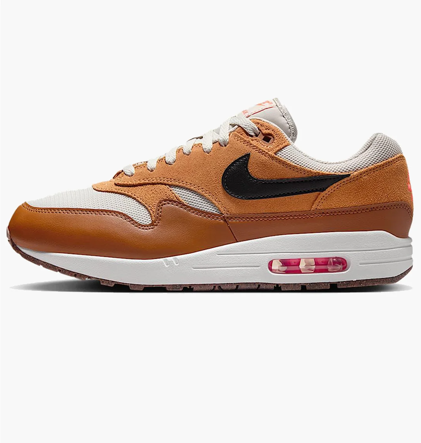 Кросівки чоловічі Nike Air Max 1 Ess White/Brown FZ5808-004