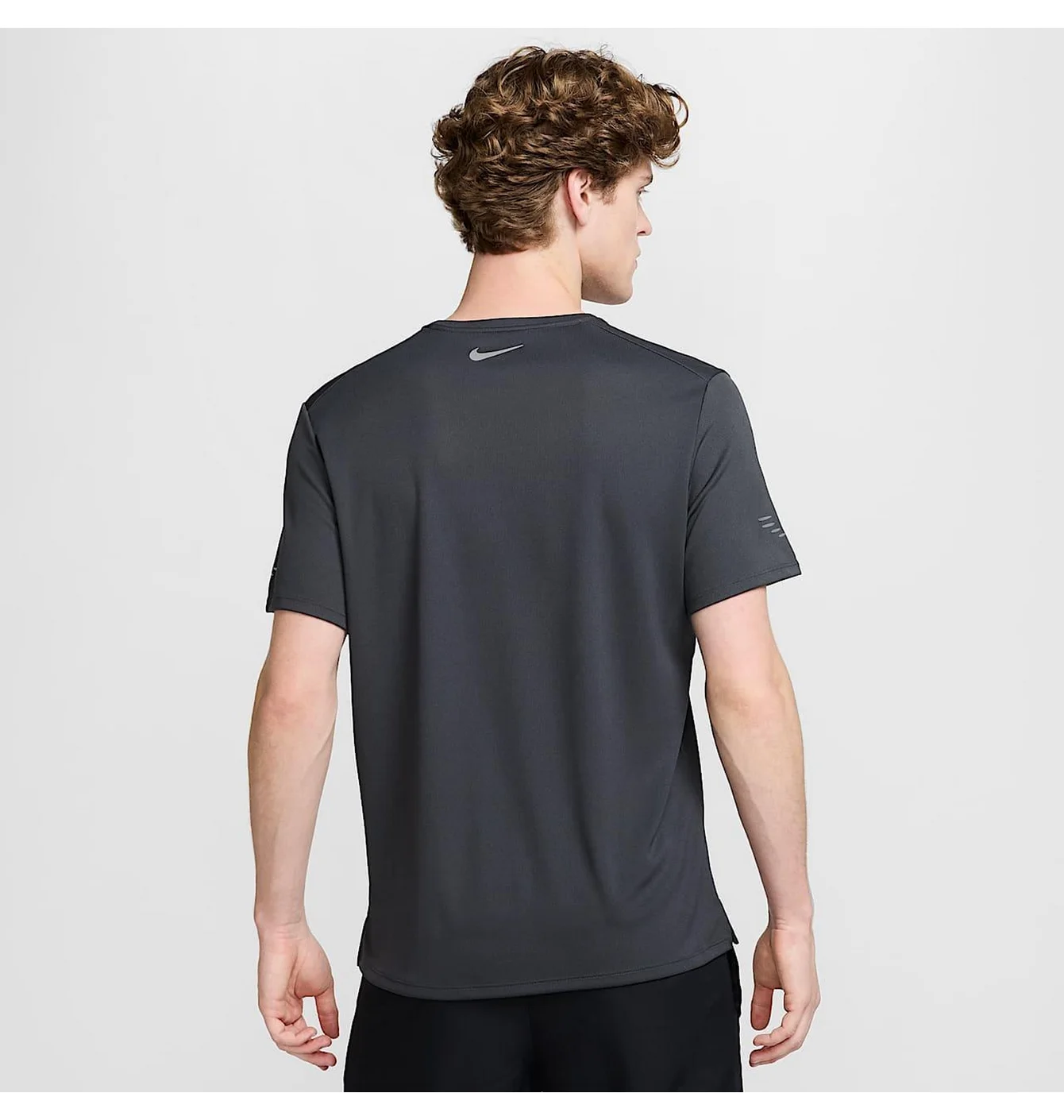 Футболка чоловіча Nike Df Uv Miler Flash Ss Grey IB4127-070