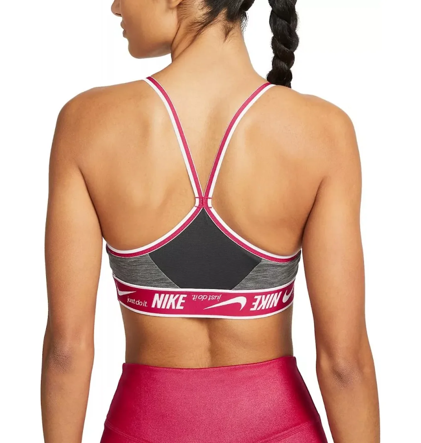 Топ жіночий Nike Dri-Fit Indy Logo Grey DM0560-068