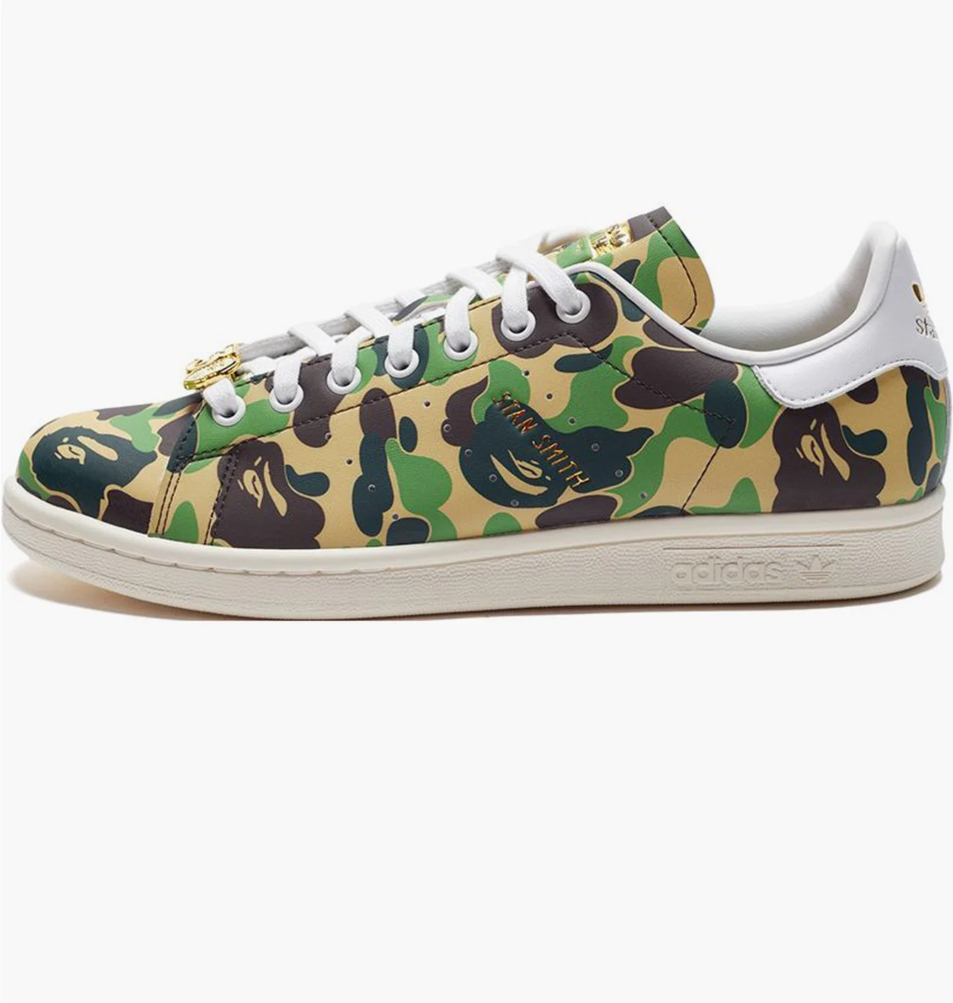 Кросівки чоловічі Adidas X Bape Stan Smith Camo/Olive IG8949