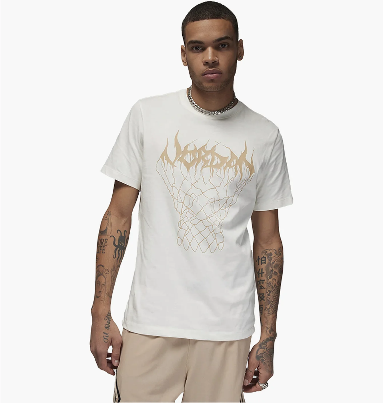 Футболка чоловіча Air Jordan Dri-Fit Sport Graphic T-Shirt White FN5974-133