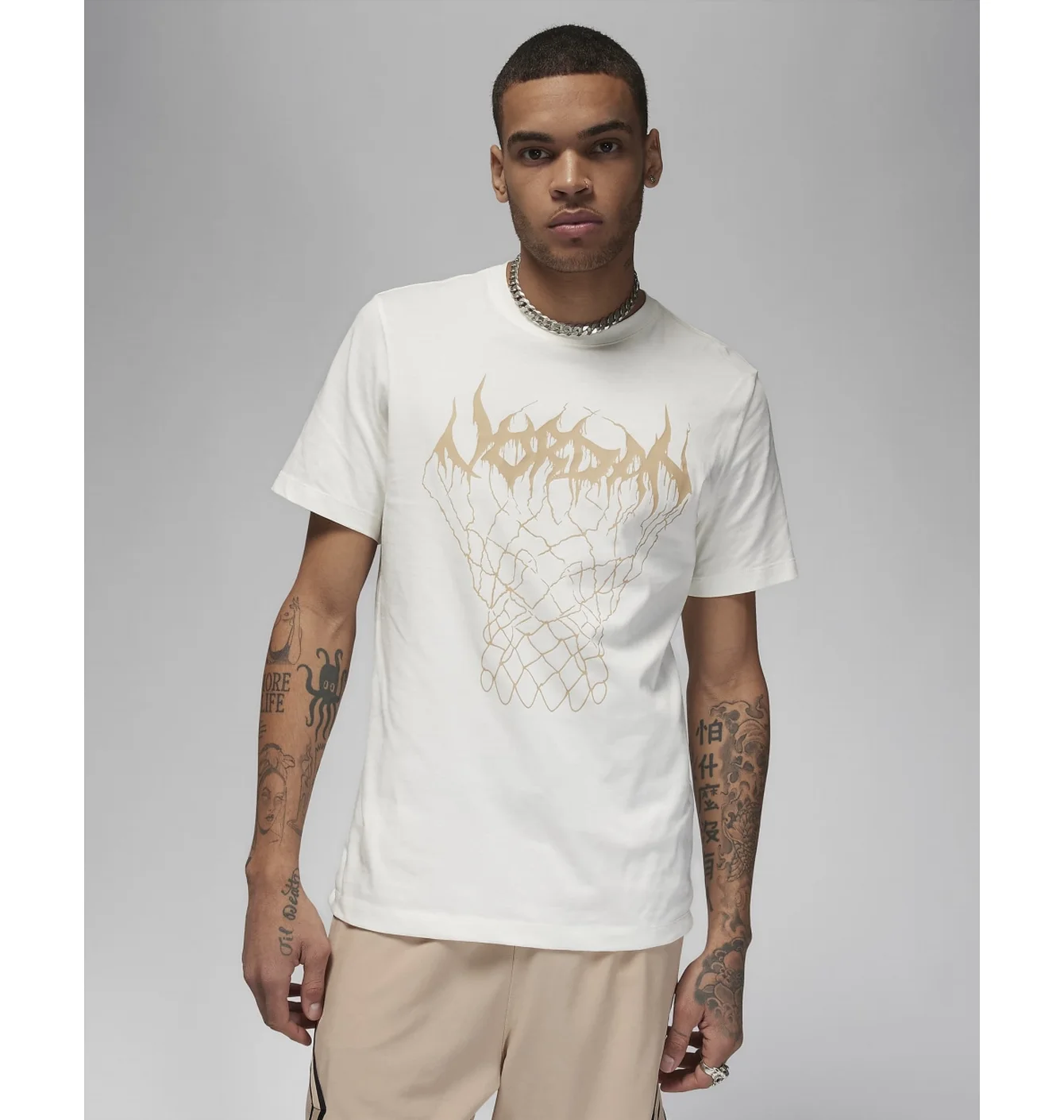 Футболка чоловіча Air Jordan Dri-Fit Sport Graphic T-Shirt White FN5974-133