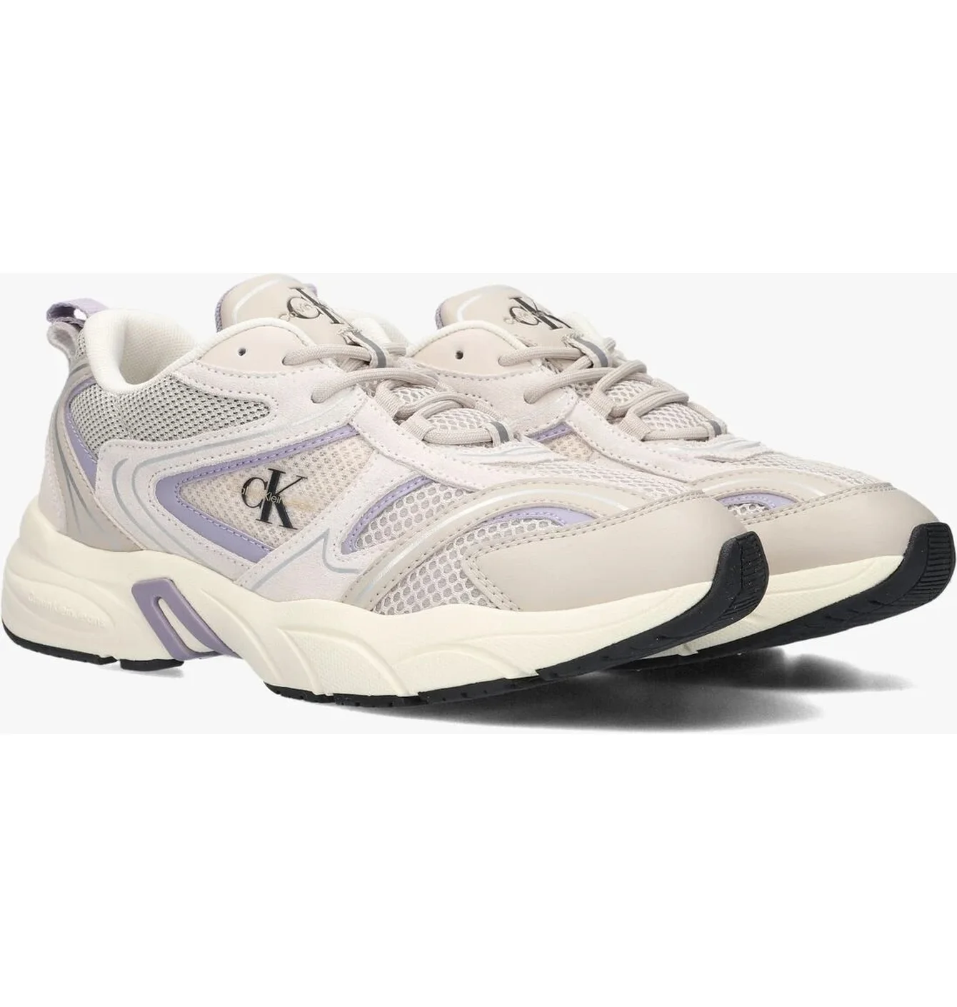 Кросівки жіночі Calvin Klein Retro Tennis Beige YWOYW00891