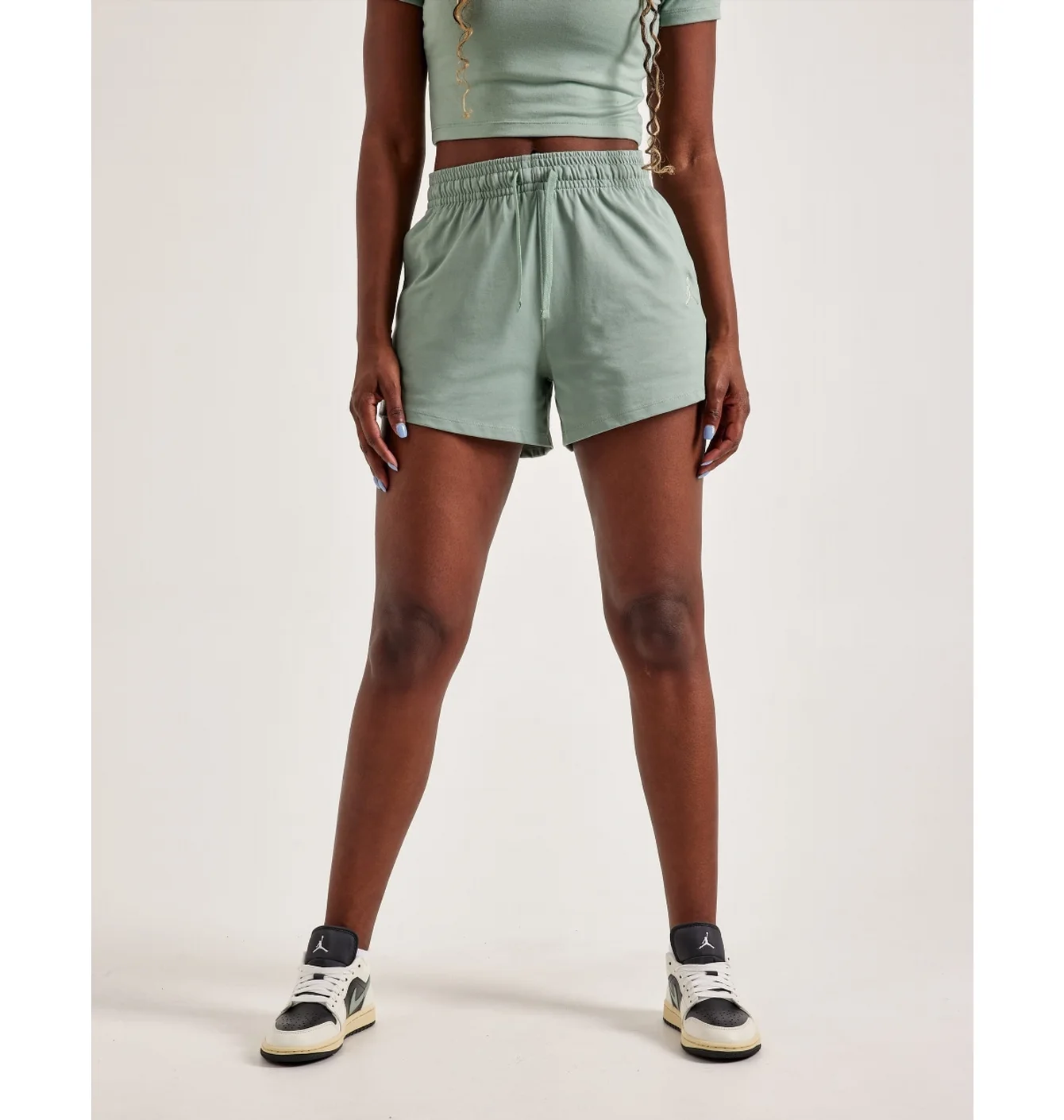 Шорти жіночі Air Jordan Knit Shorts Olive FN5795-304