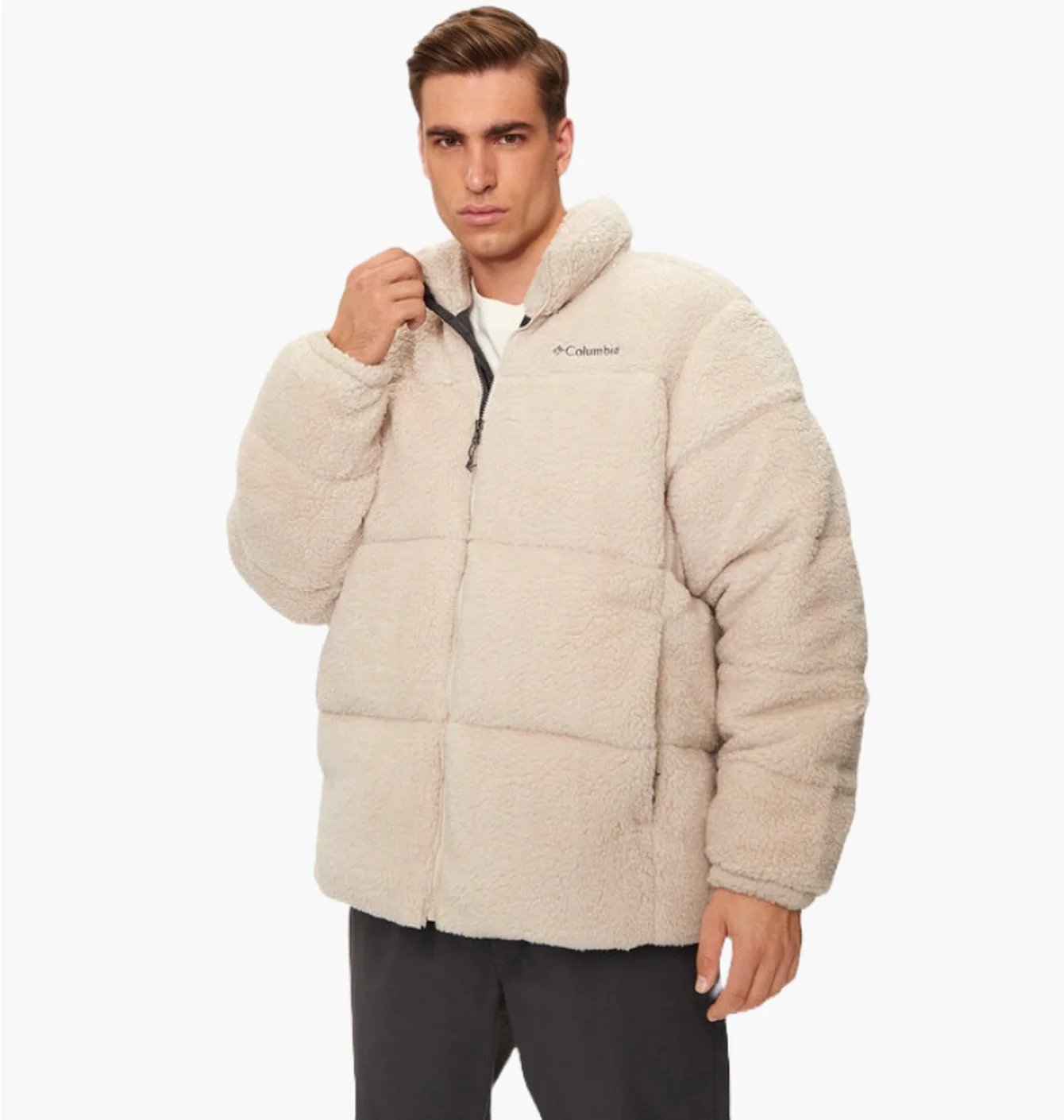Пуховик чоловічий Columbia Sherpa Beige 2086841