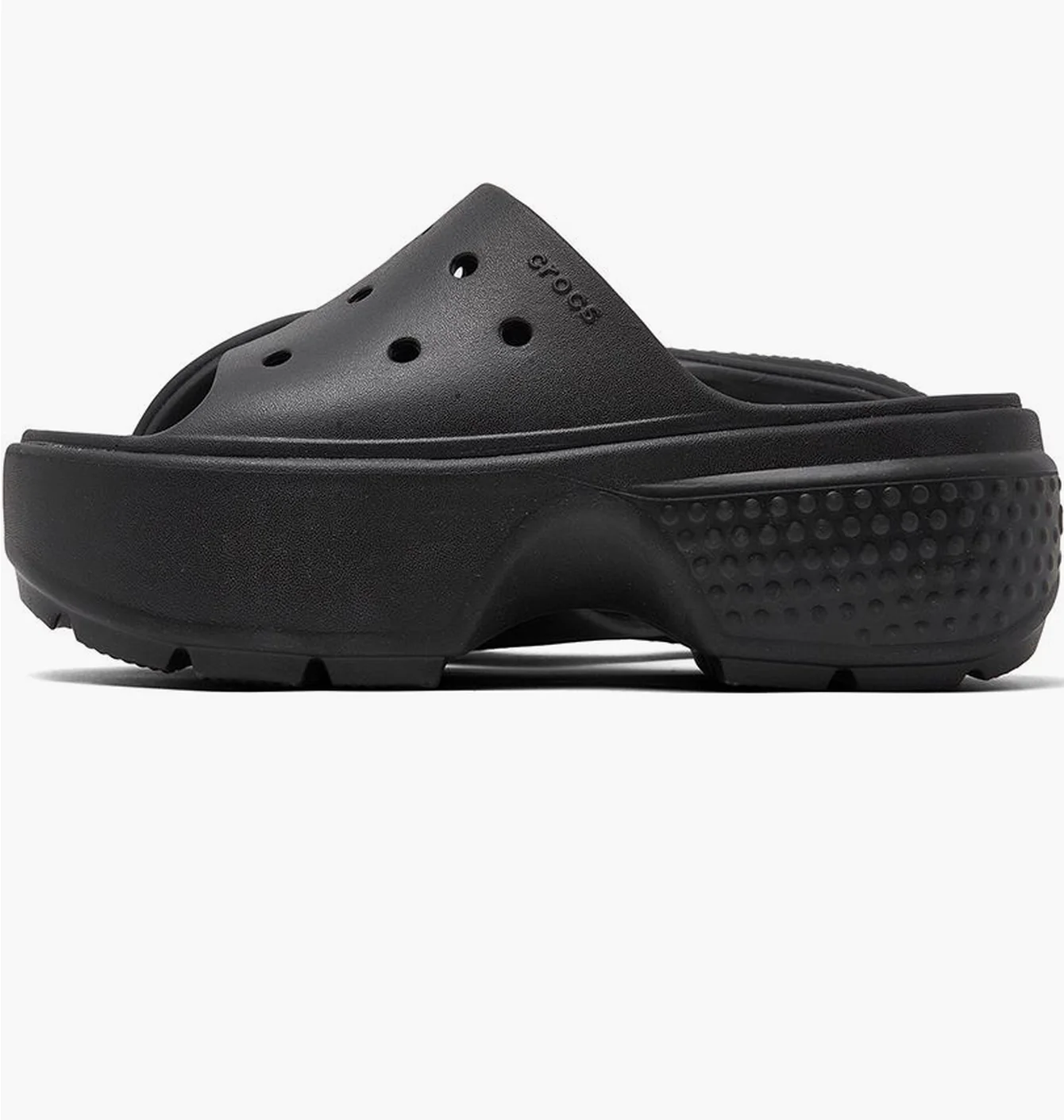 Тапочки жіночі CROCS Stomp Platform Slide Sandals Black 209346-001
