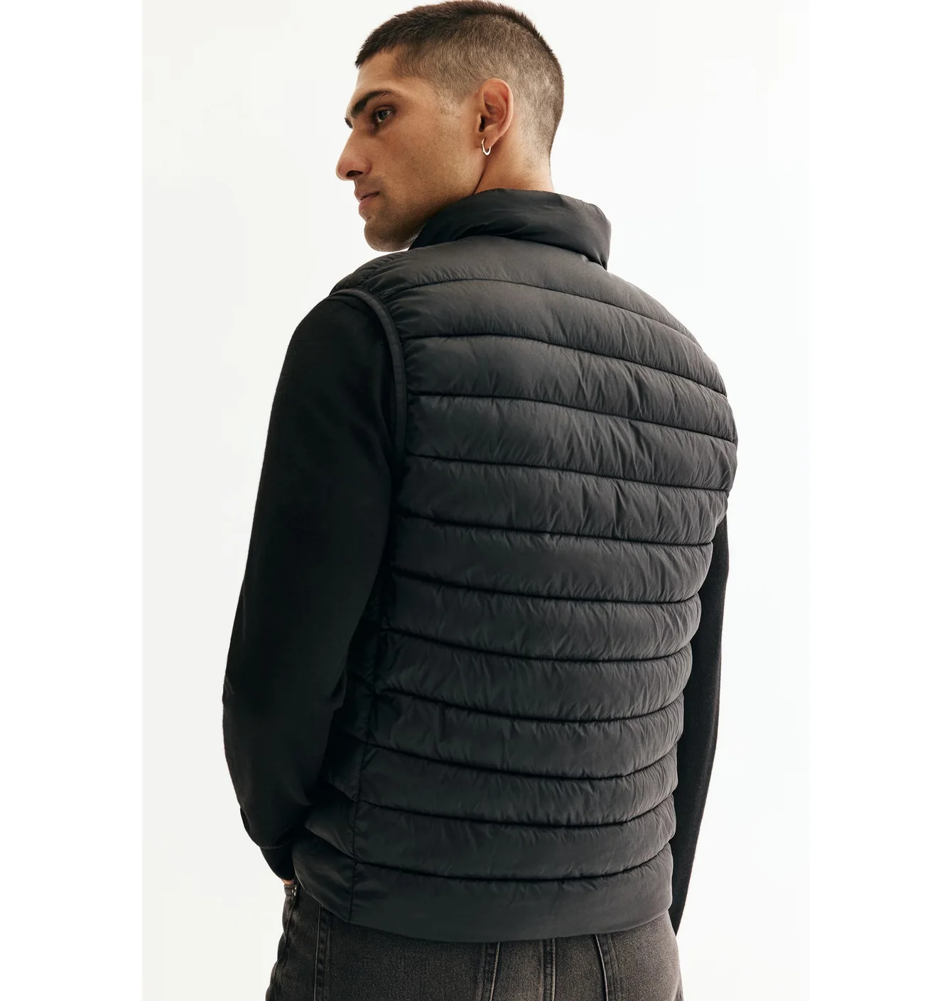 Slim Fit Water-Repellent Puffer Gilet