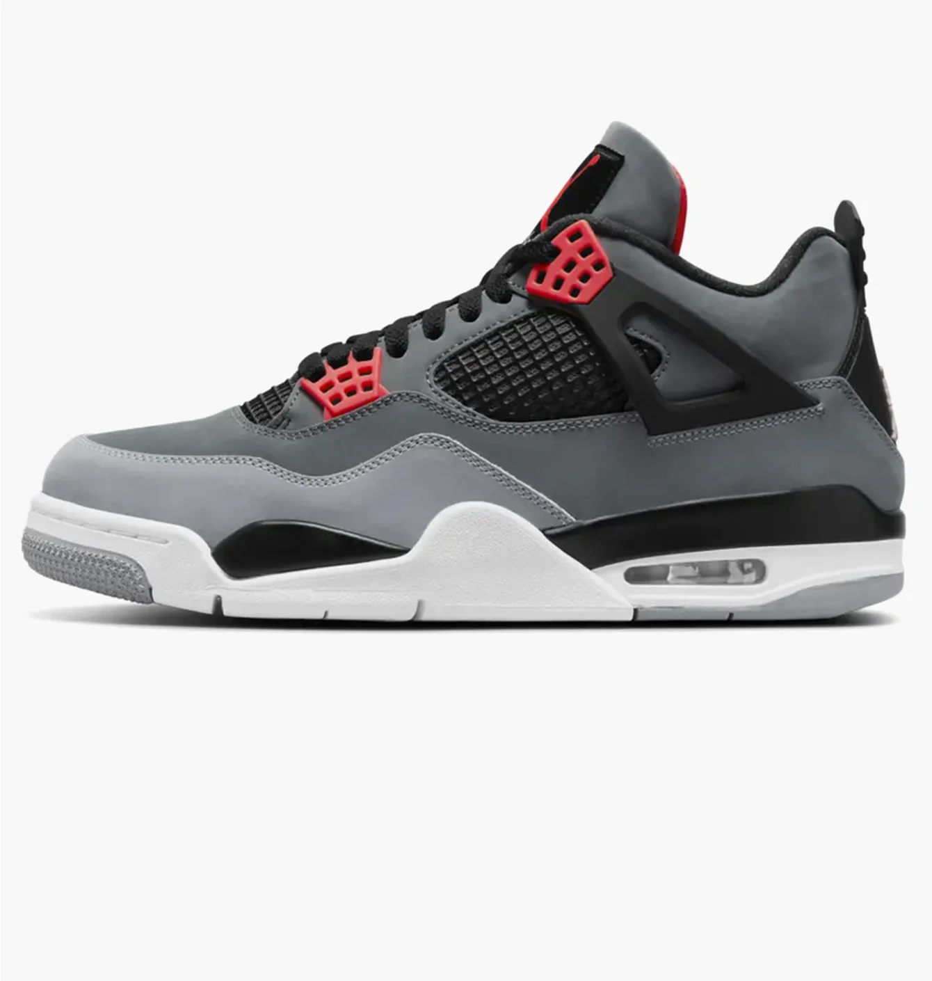 Кросівки чоловічі Air Jordan 4 Infrared Grey Dh6927-061