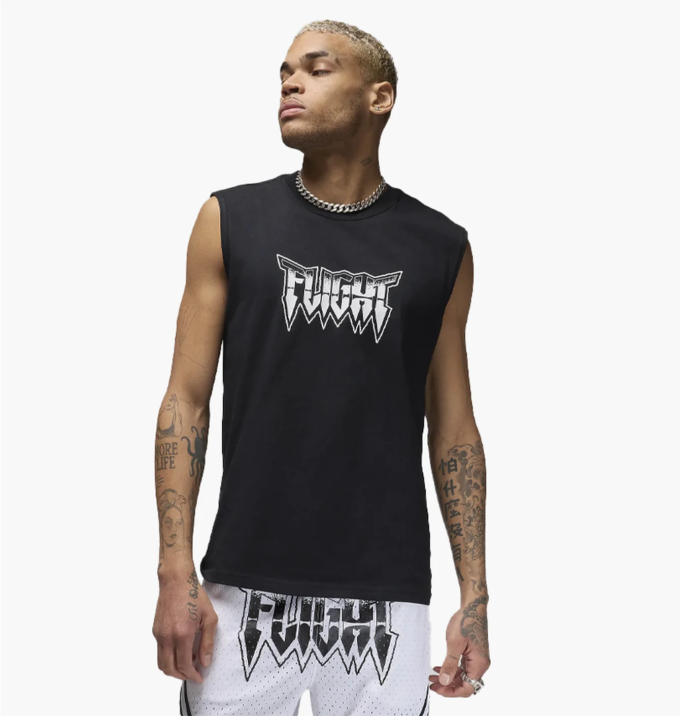 Майка чоловіча Air Jordan M J Sprt Df Gfx Slvs Crew Black FN6020-010