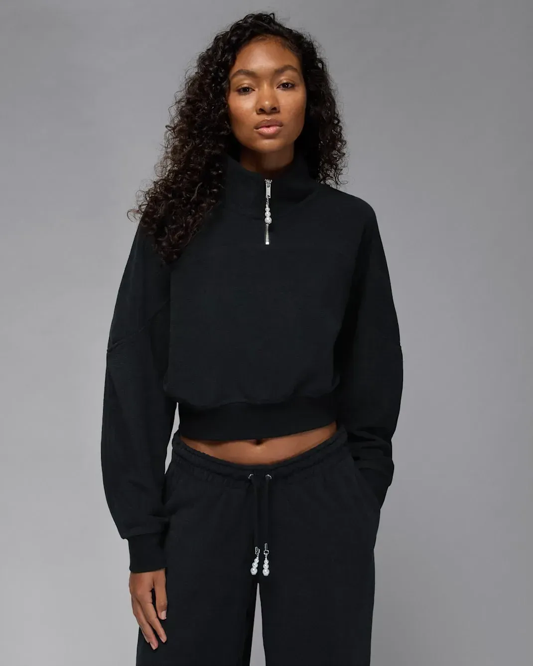 Кофта жіночі Jordan Flight Fleece Quarter-Zip Top (HV0326-010)