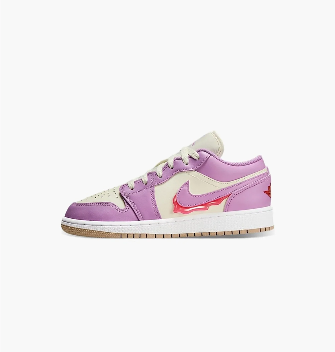 Кросівки дитячі Air Jordan 1 Low Se Gs Peanut Butter & Jelly Violet/White HJ5961-500