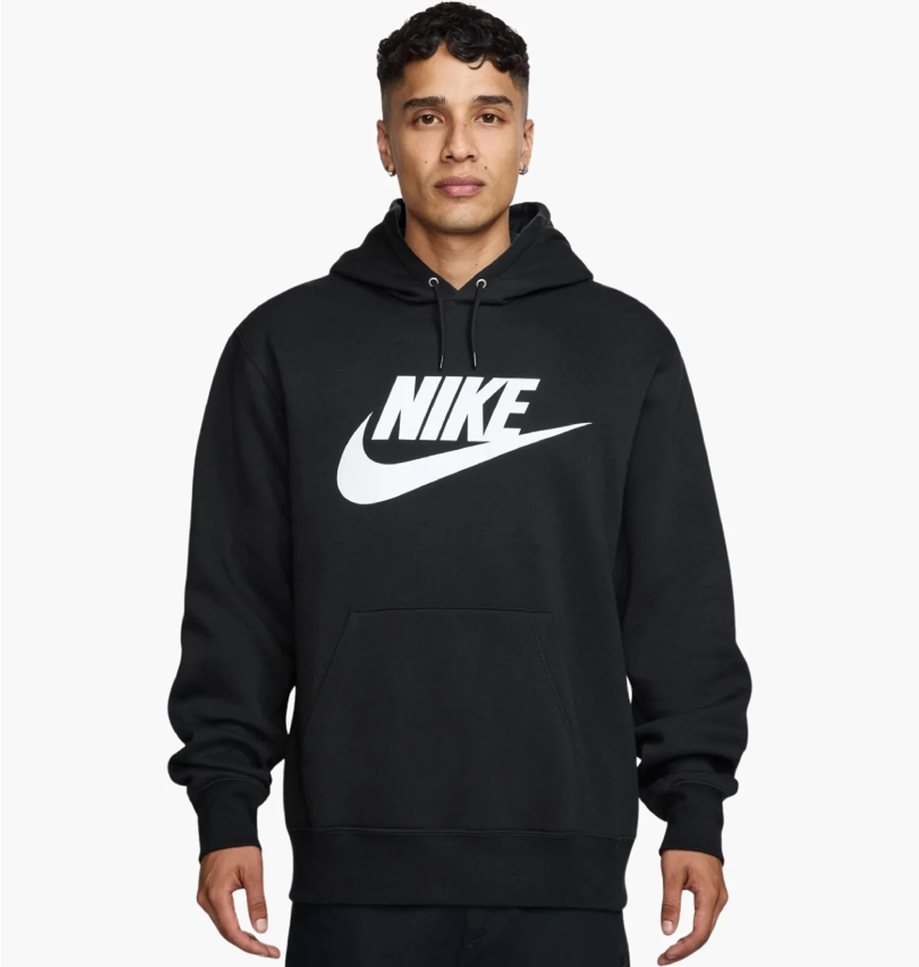 Худі чоловіче Nike Club Bb Fz Black FN3868-010