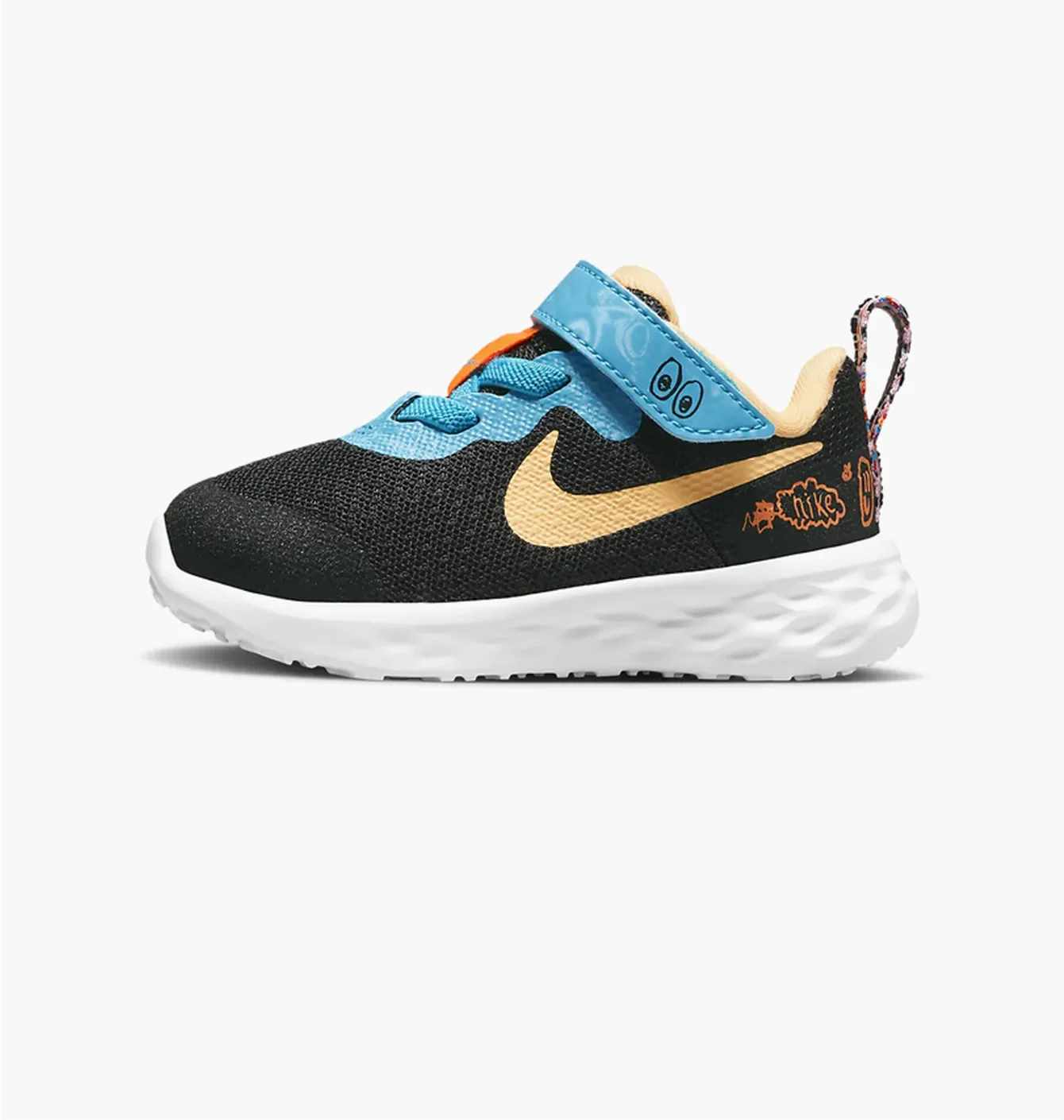 Кросівки дитячі Nike Revolution 6 Lil Black FB2719-001