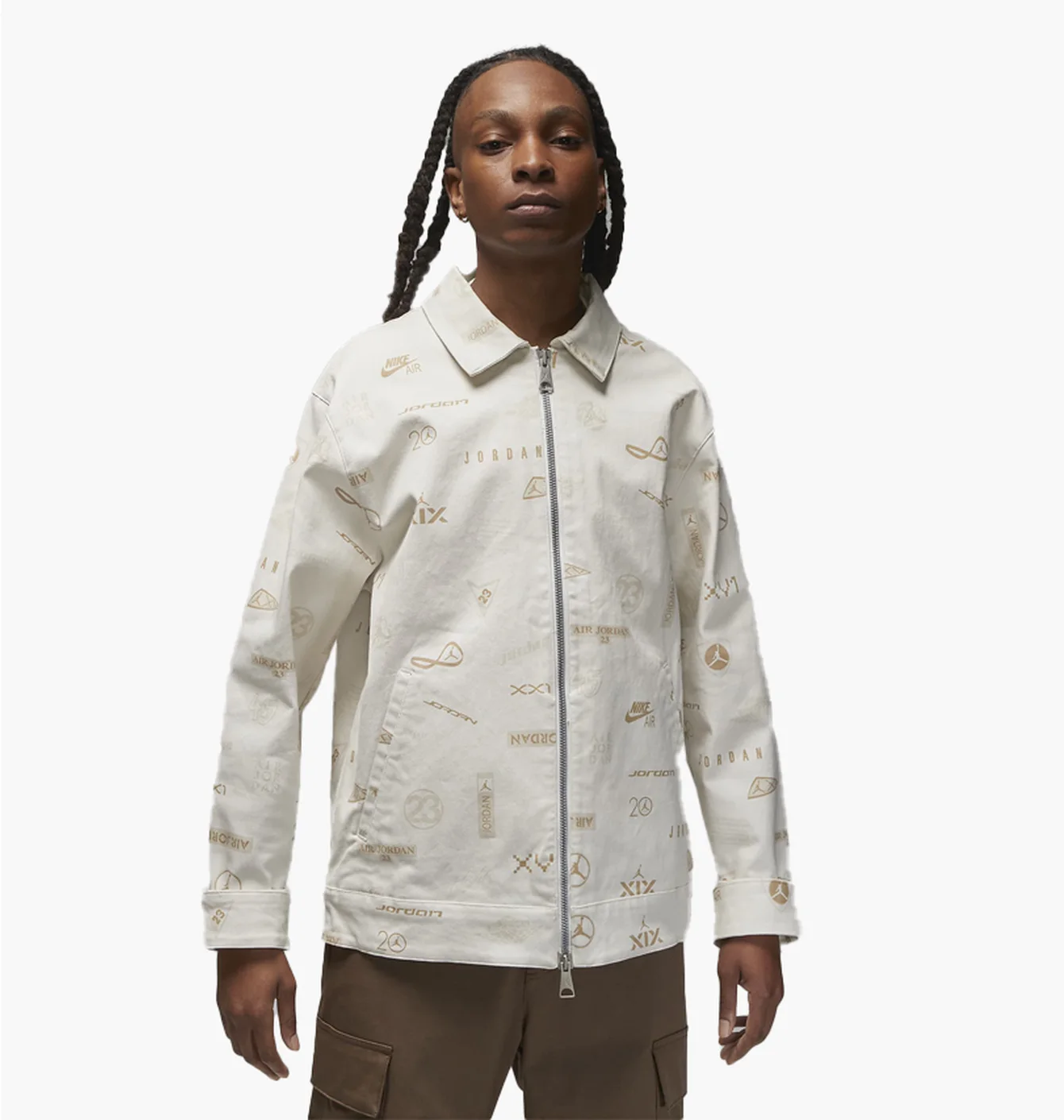 Куртка чоловіча Air Jordan Flight Heritage Jacket Beige DX9732-030