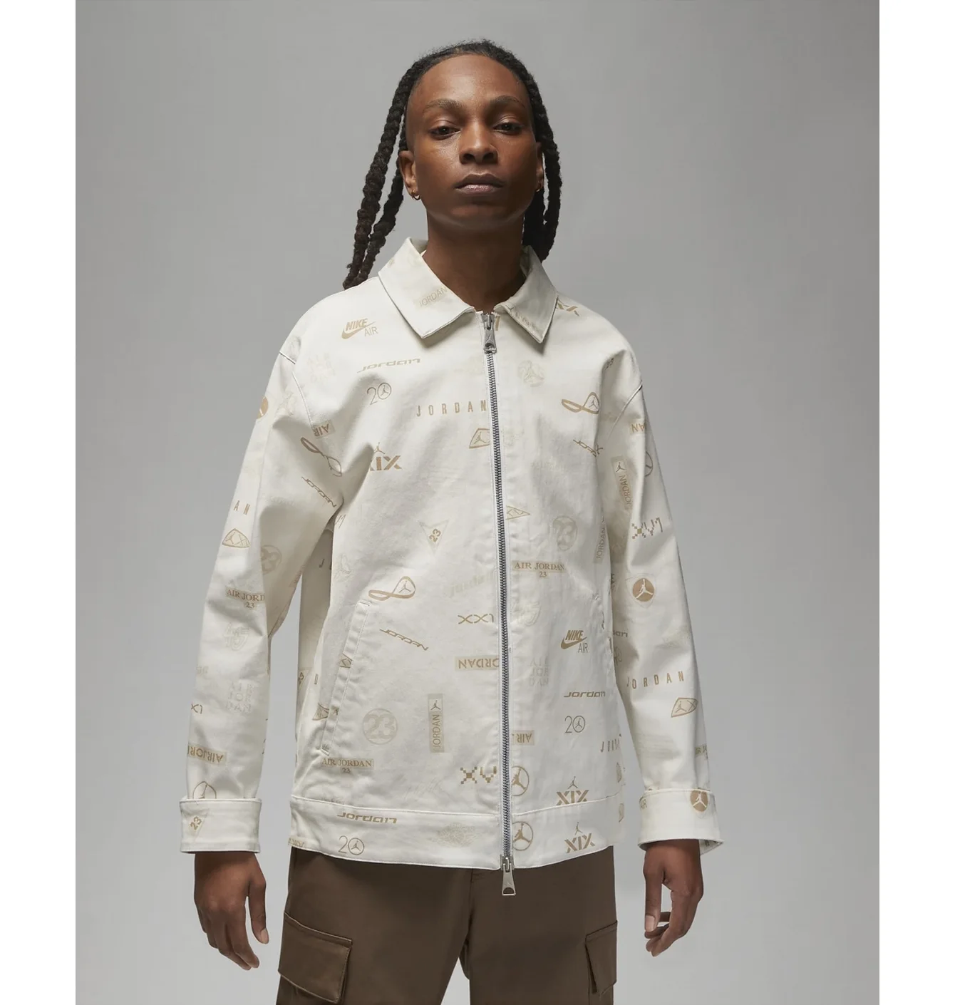Куртка чоловіча Air Jordan Flight Heritage Jacket Beige DX9732-030