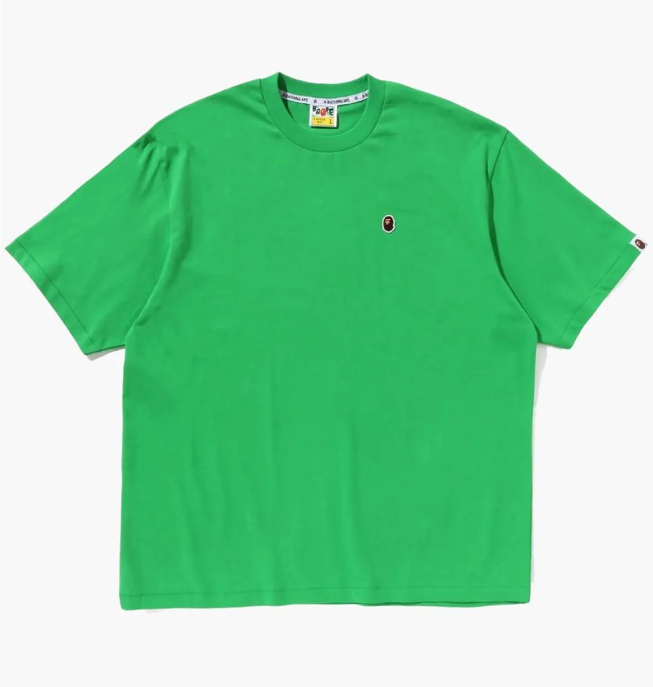 Футболка чоловіча Bape Head One Point Green 1J30110004