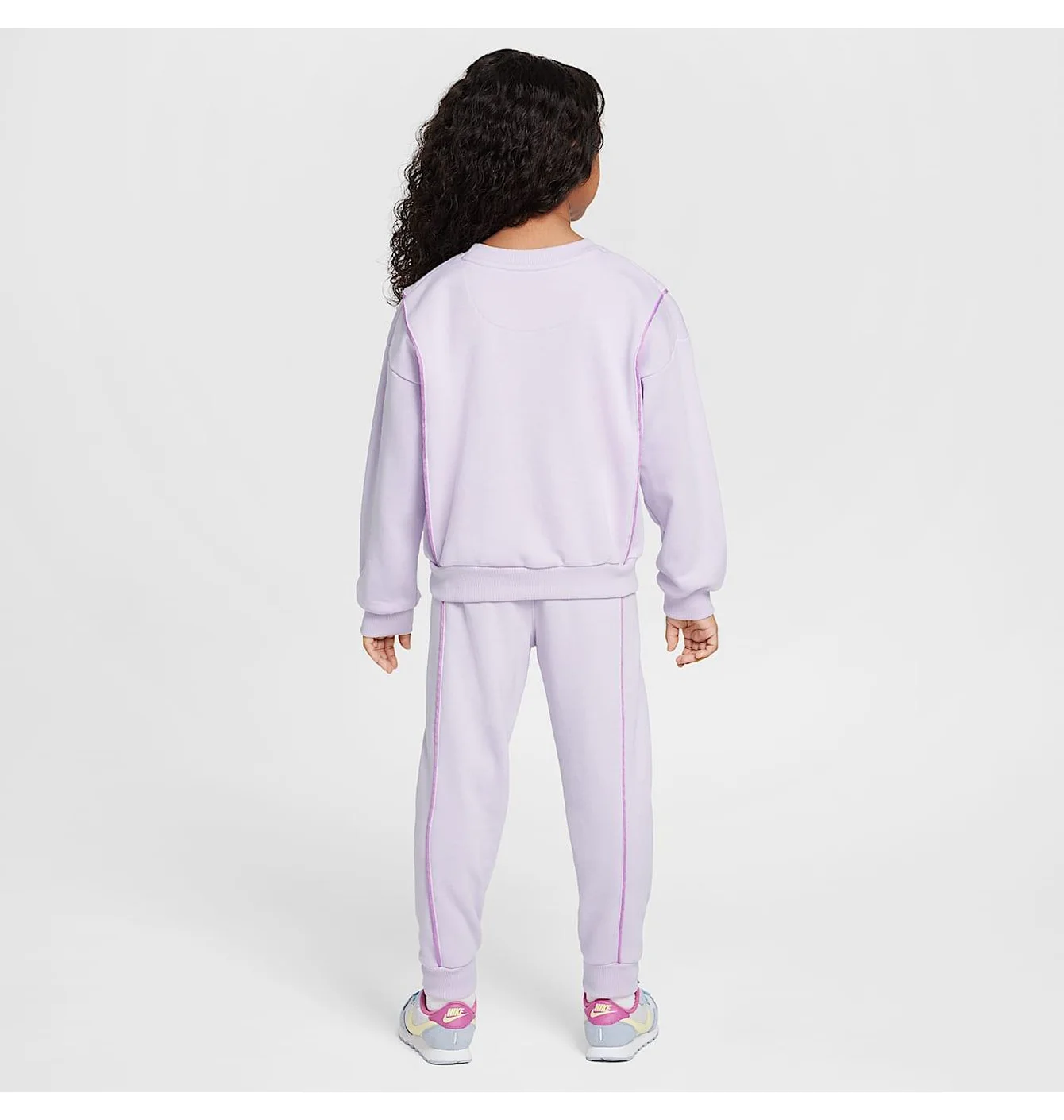 Спортивний костюм дитячий Nike Essentials Crew Violet 36M606-P6I