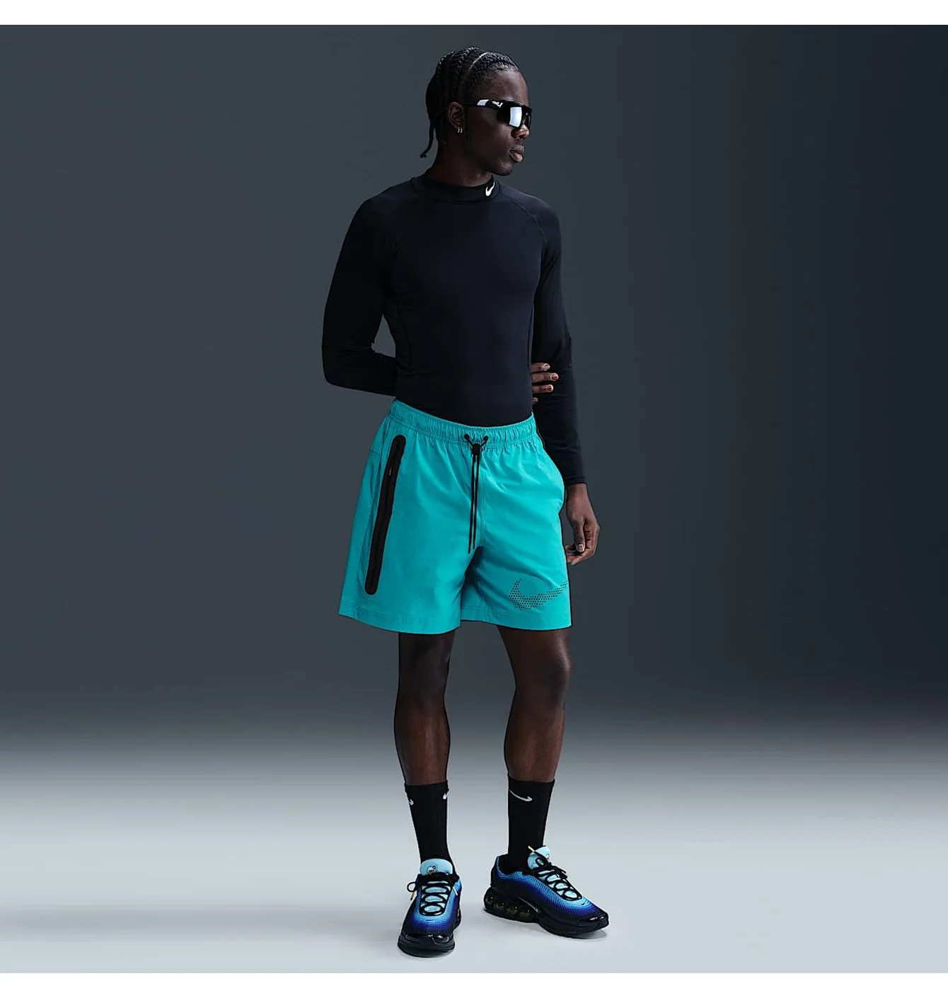 Шорти чоловічі Nike Tech Gx Turquoise HJ0679-345