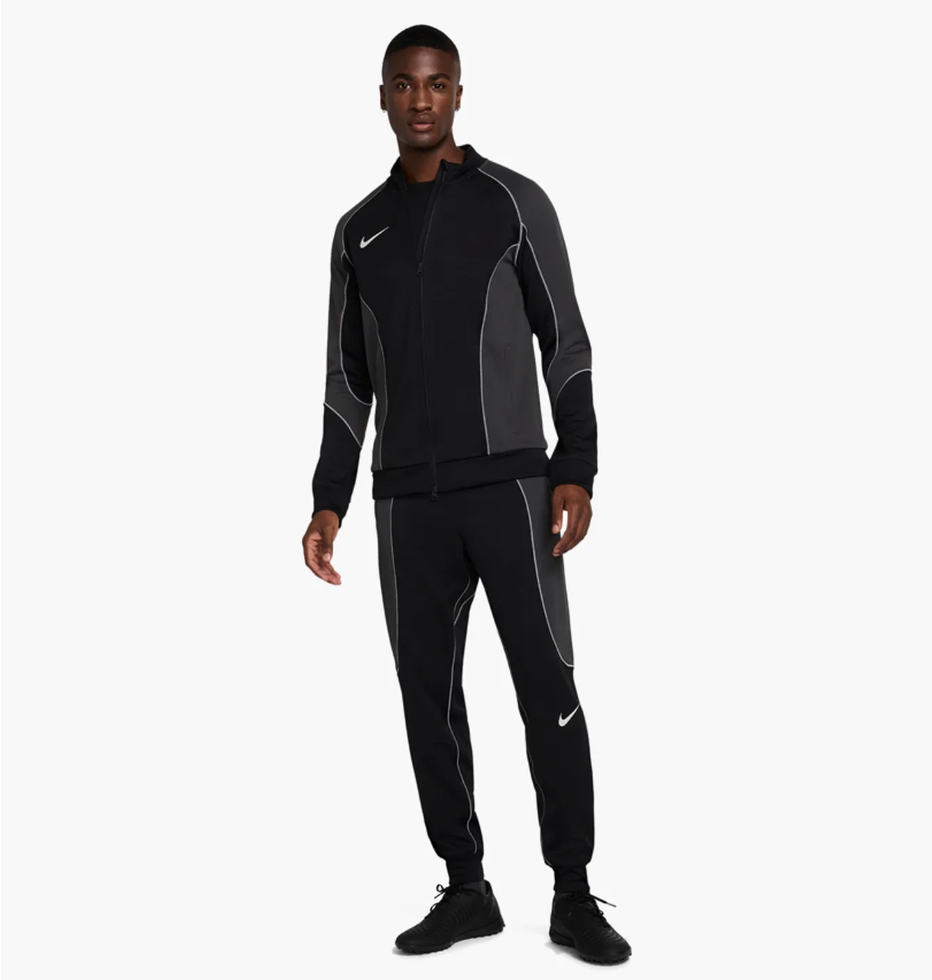 Спортивний костюм чоловічий Nike Strike+ MenS Football Tracksuit Black/Grey HJ3811-010
