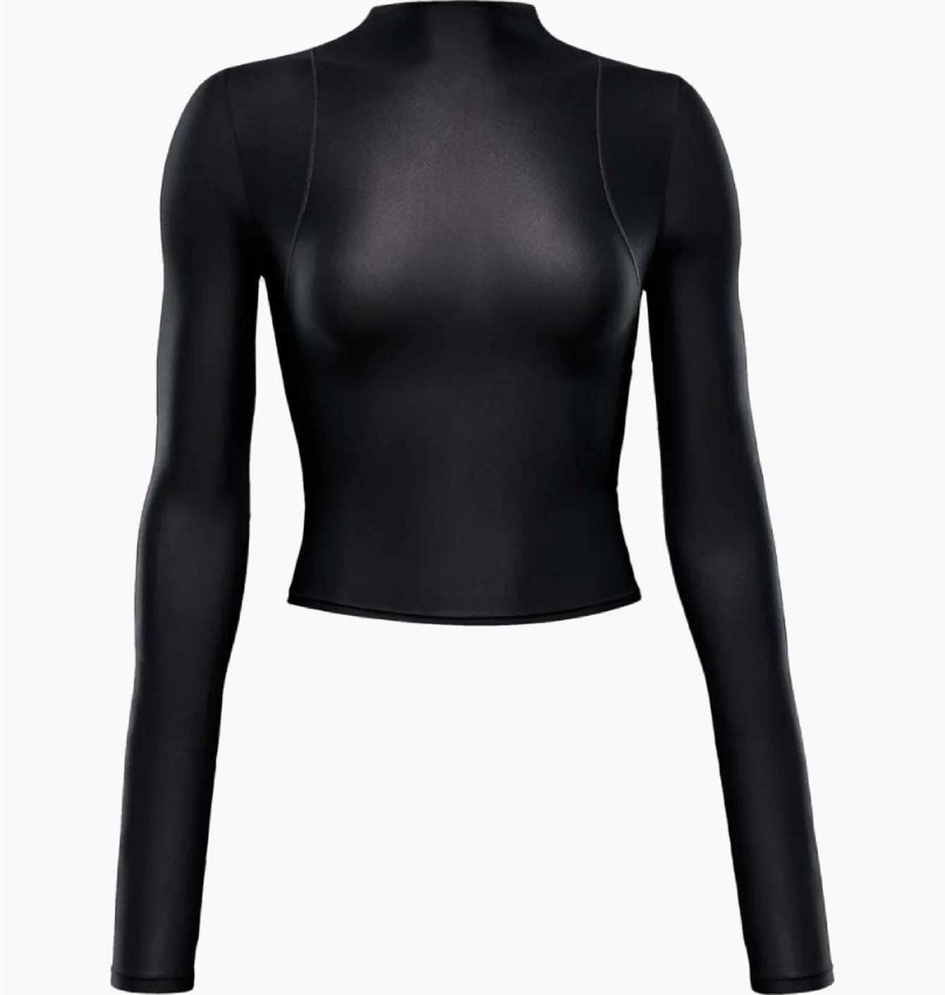 Лонгслів жіночий Nike Zenvy Sheer WomenS Dri-Fit Black FV7915-010