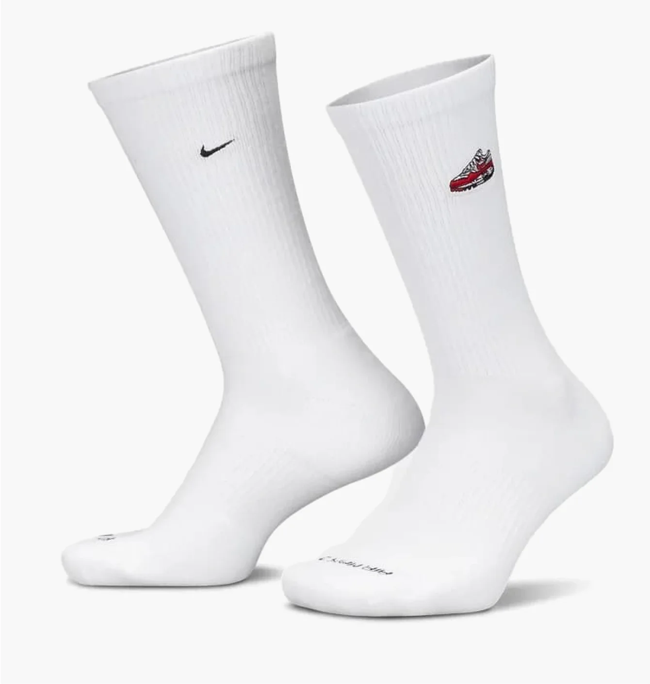 Шкарпетки унісекс Nike Everyday Plus Cush CrewWhite (1 пара) FQ0327-100