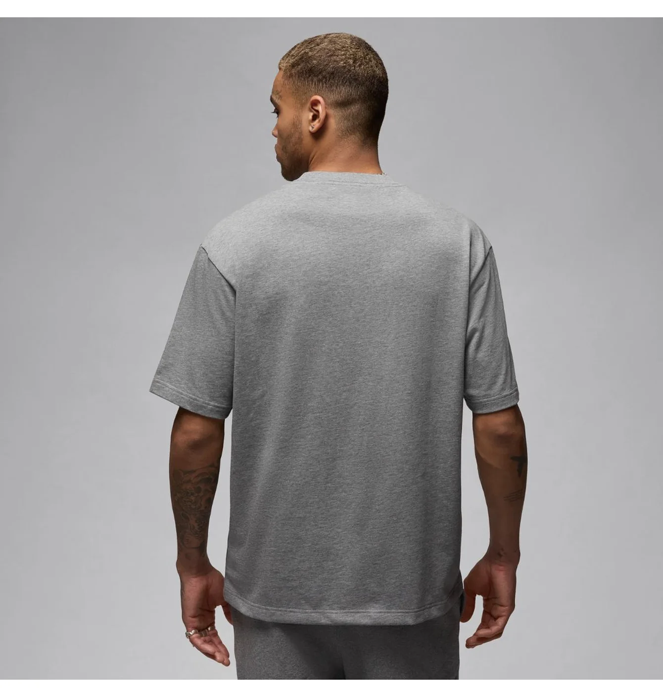 Футболка чоловіча Air Jordan Flt Essential 85 Ss Crew Grey FZ1912-091