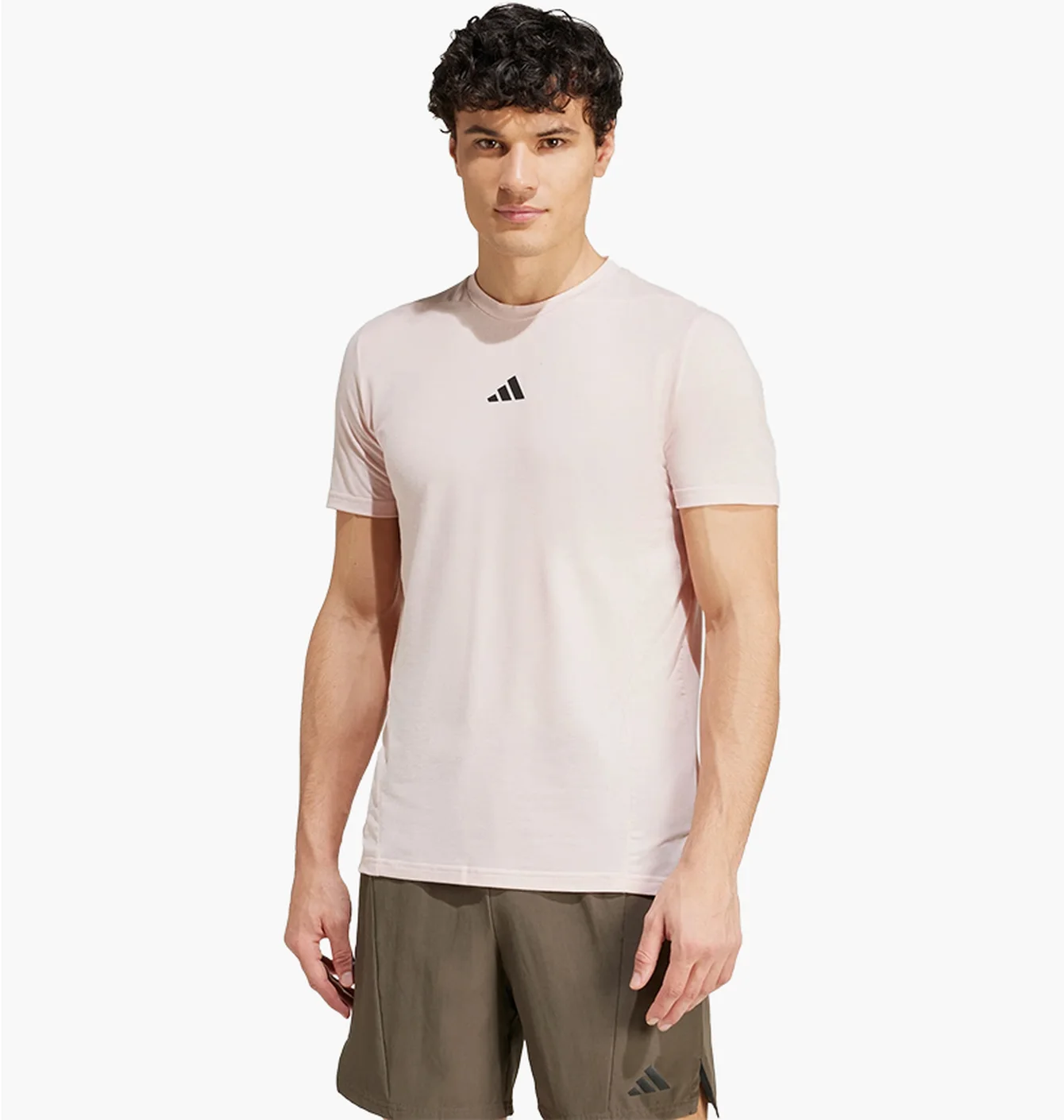 Футболка чоловіча Adidas Designed For Training Workout Beige IX9149