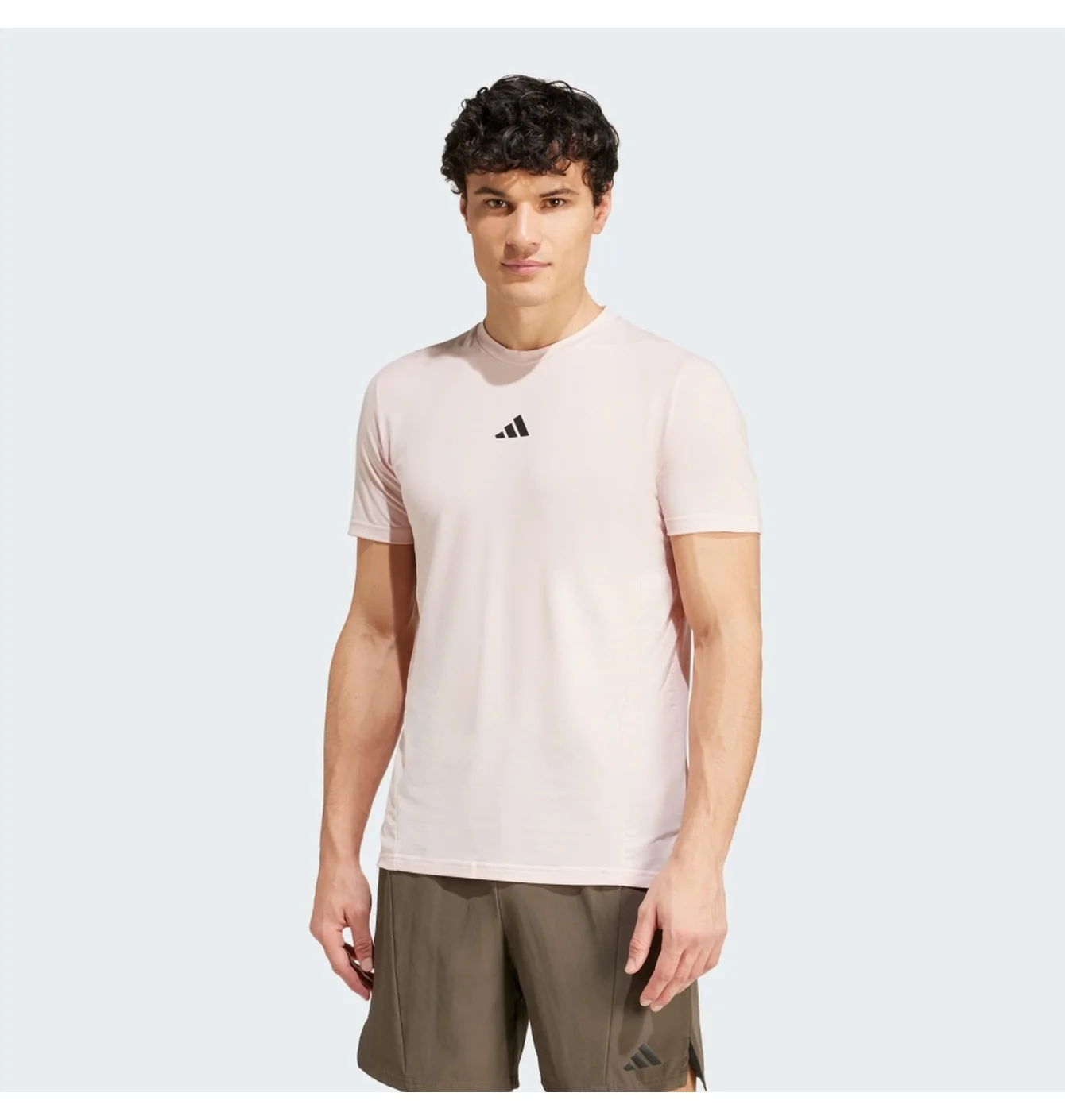 Футболка чоловіча Adidas Designed For Training Workout Beige IX9149