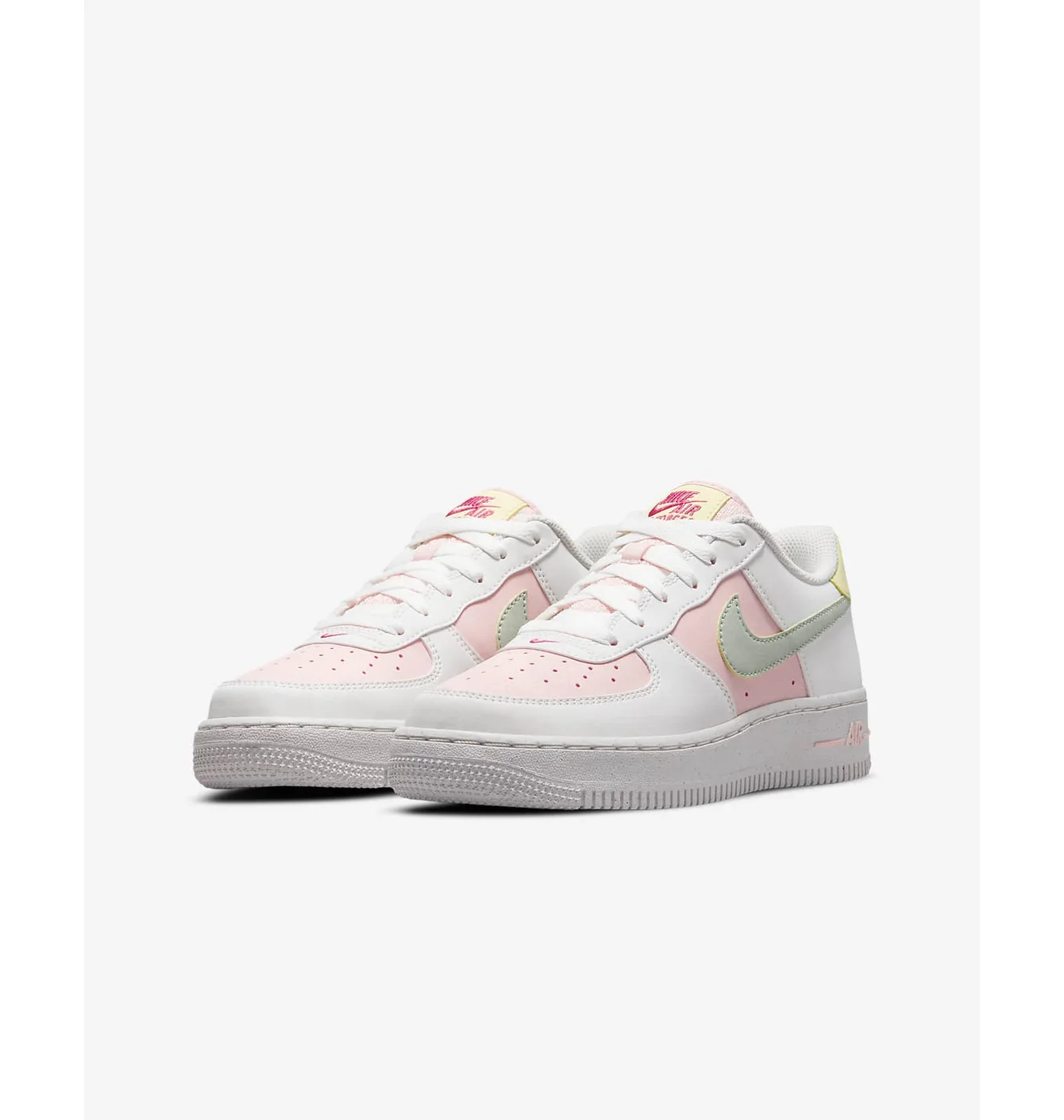 Кросівки дитячі Nike Air Force 1 Impact Gs White/Pink Dr4853-100