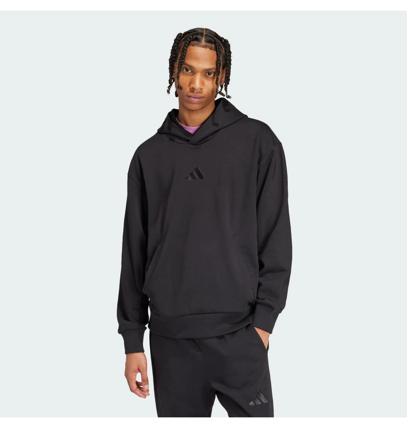 Худі чоловіче Adidas All Szn Fleece Black IX1253