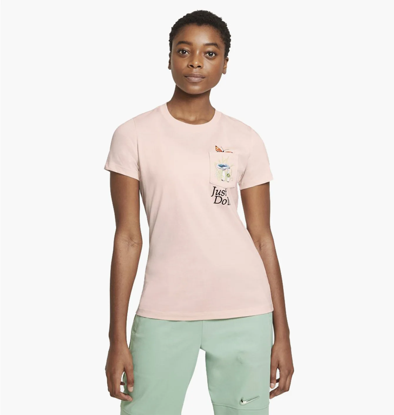 Футболка жіноча Nike Nature Pocket Tee Pink Dd1462-805
