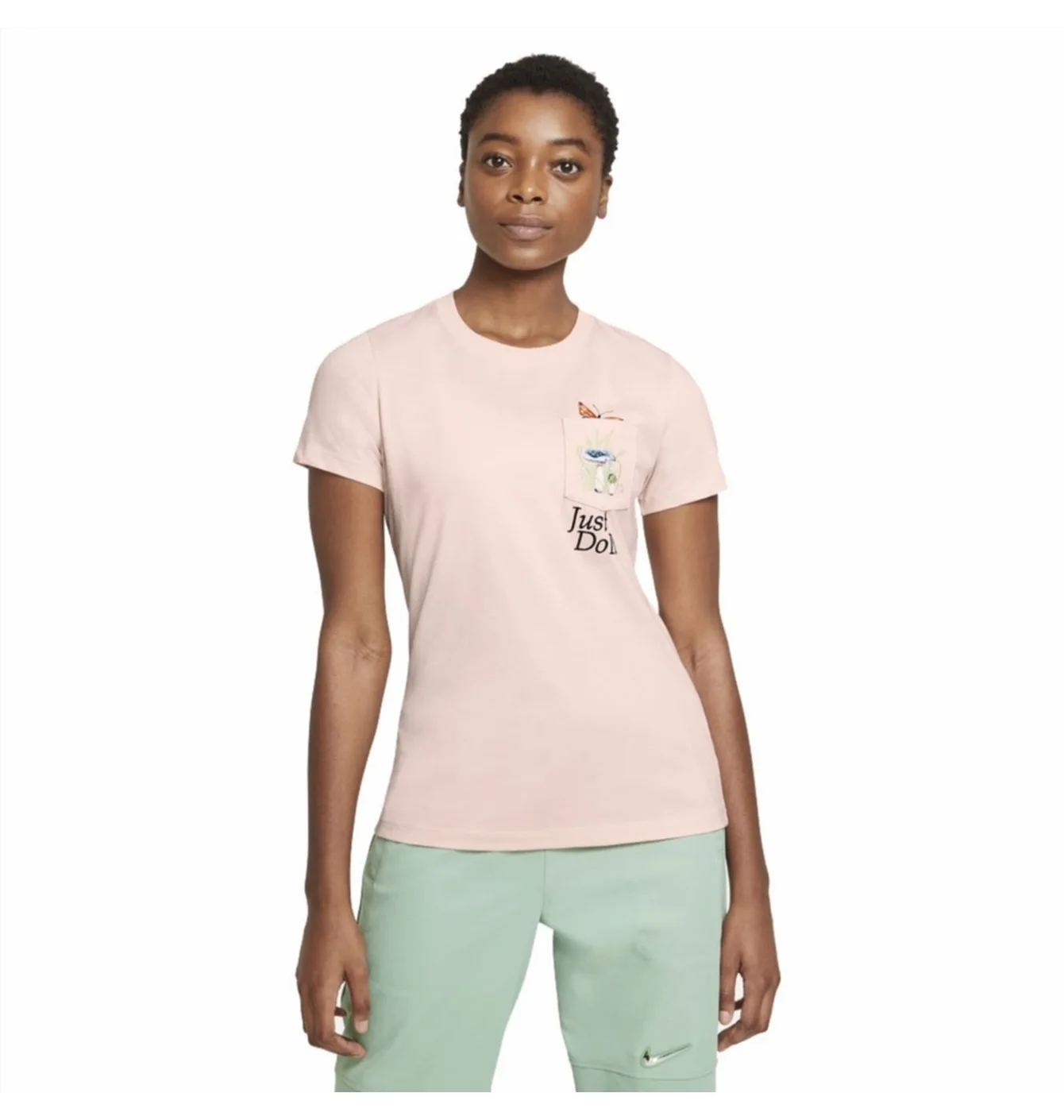 Футболка жіноча Nike Nature Pocket Tee Pink Dd1462-805