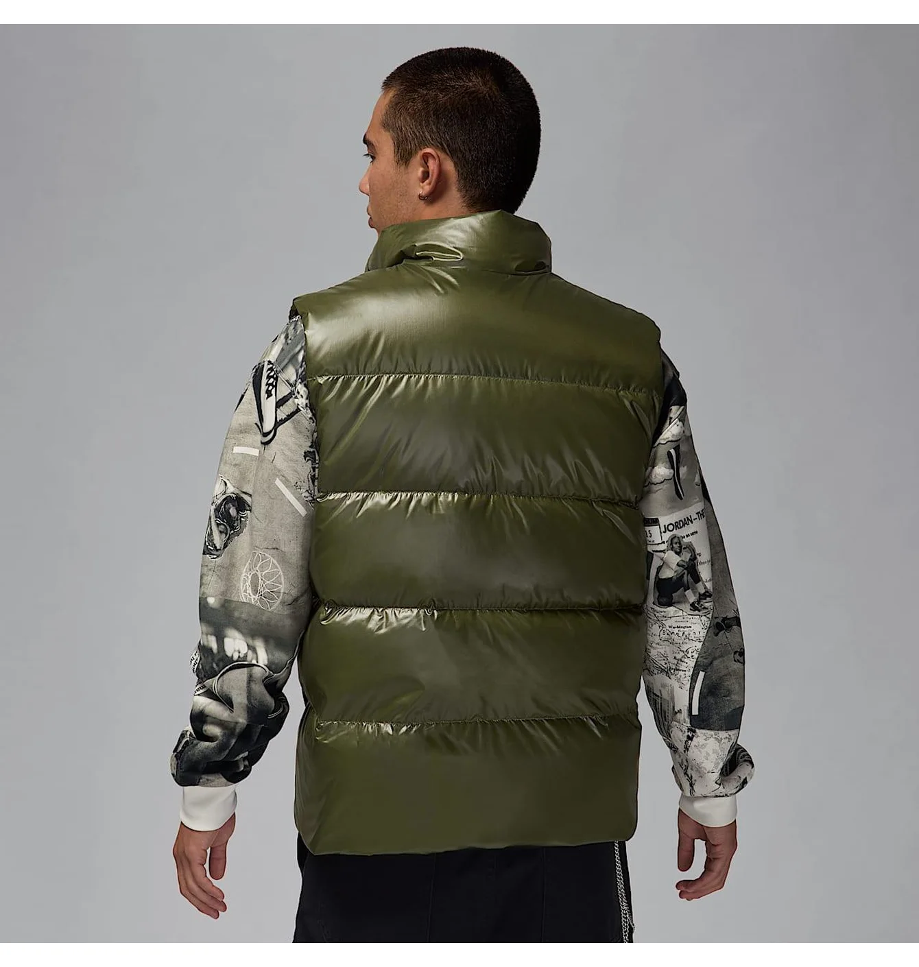 Жилетка чоловіча Air Jordan Flight Down Vest Olive FV7273-222