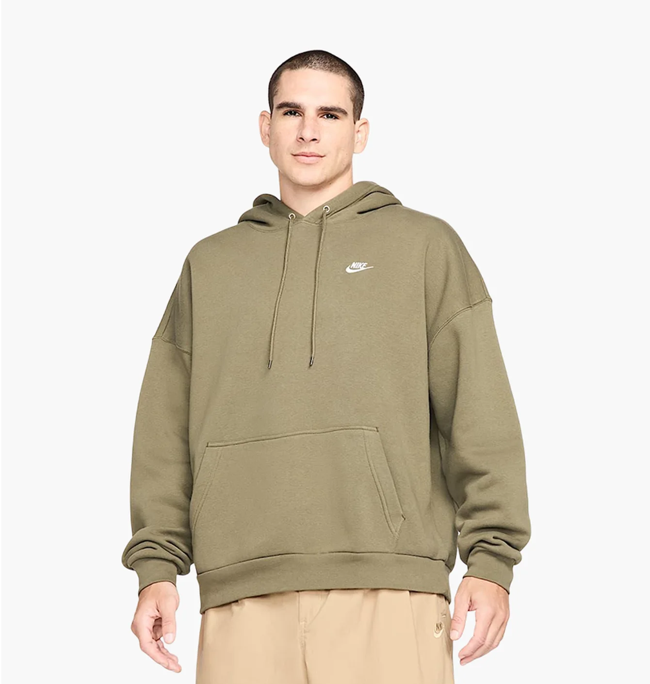 Худі чоловіче Nike Club Oversized Olive IB6484-222