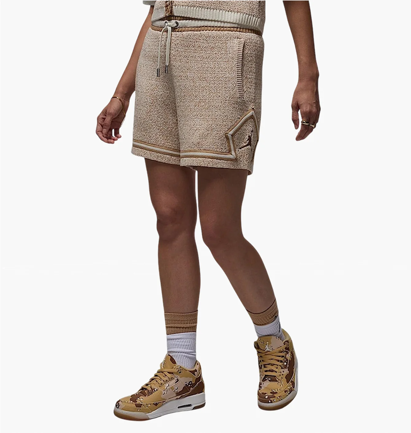 Шорти жіночі Nike Wmns Knit Short Beige FV7116-133