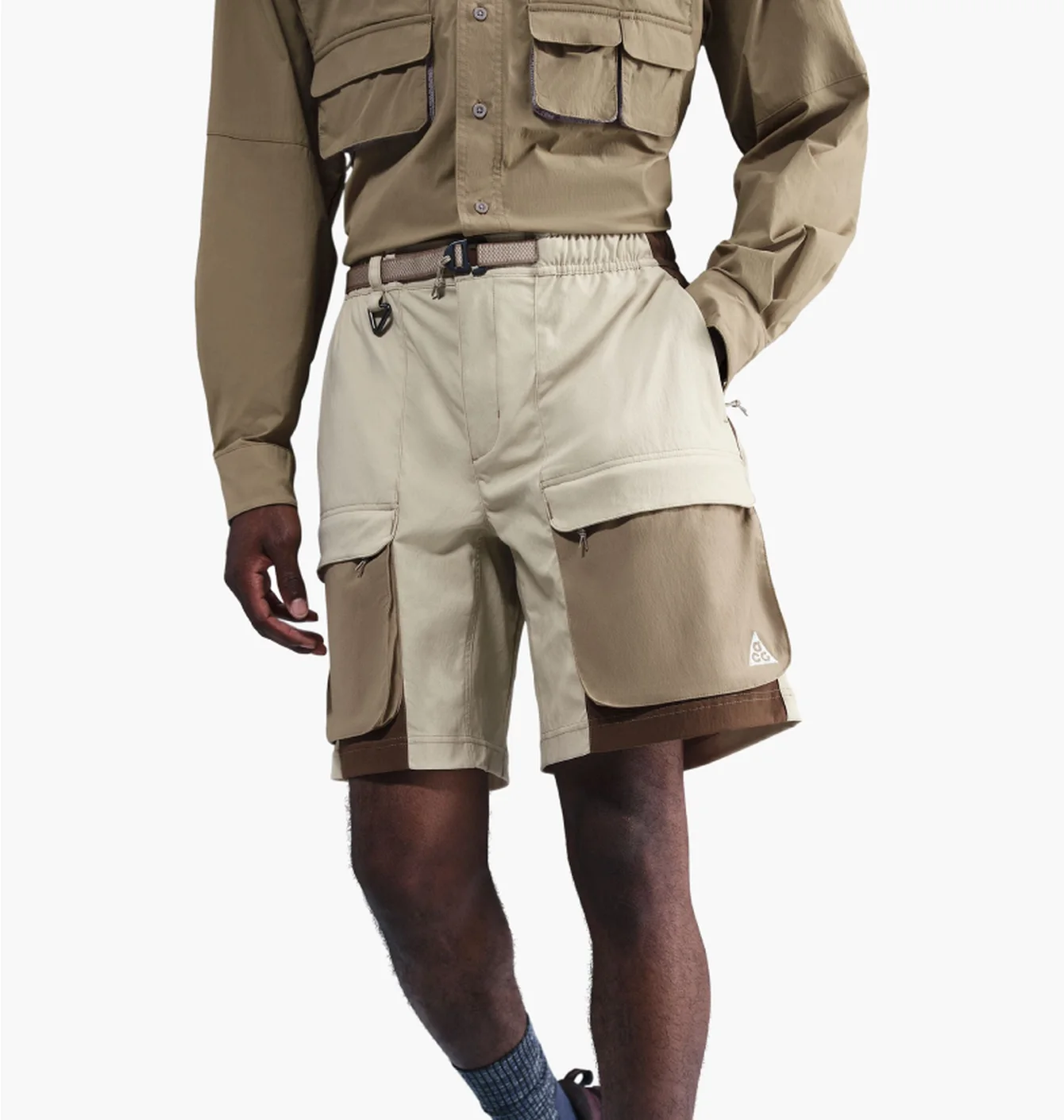 Шорти чоловічі Nike Acg Smith Summit Beige/Brown HV0593-229