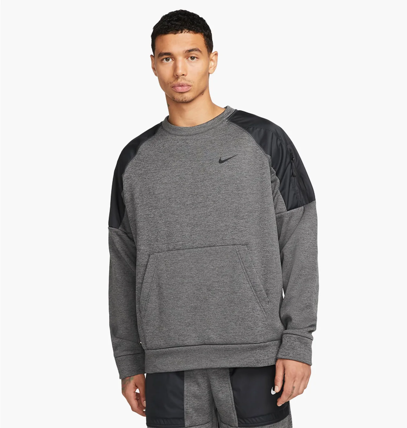 Світшот чоловічий Nike Therma-Fit Grey DQ4854-071