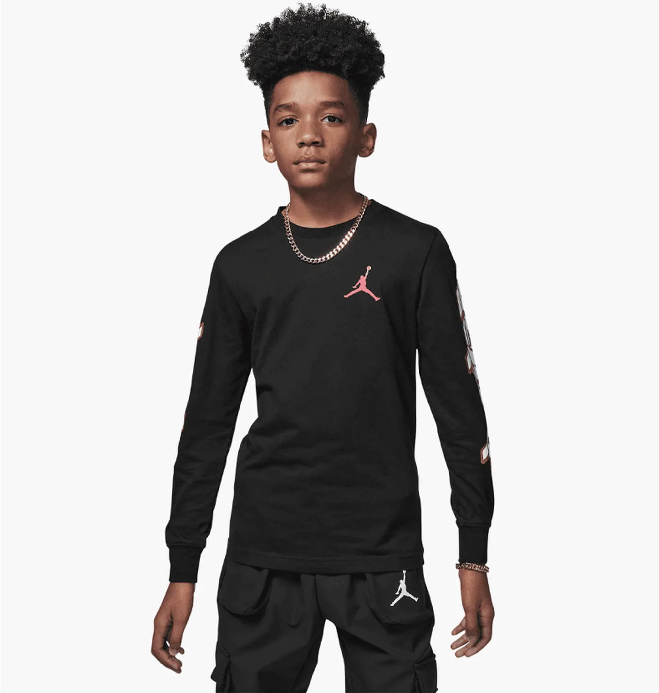 Лонгслів дитячий Air Jordan Chicago Motion L/S Tee Black 95C902-023