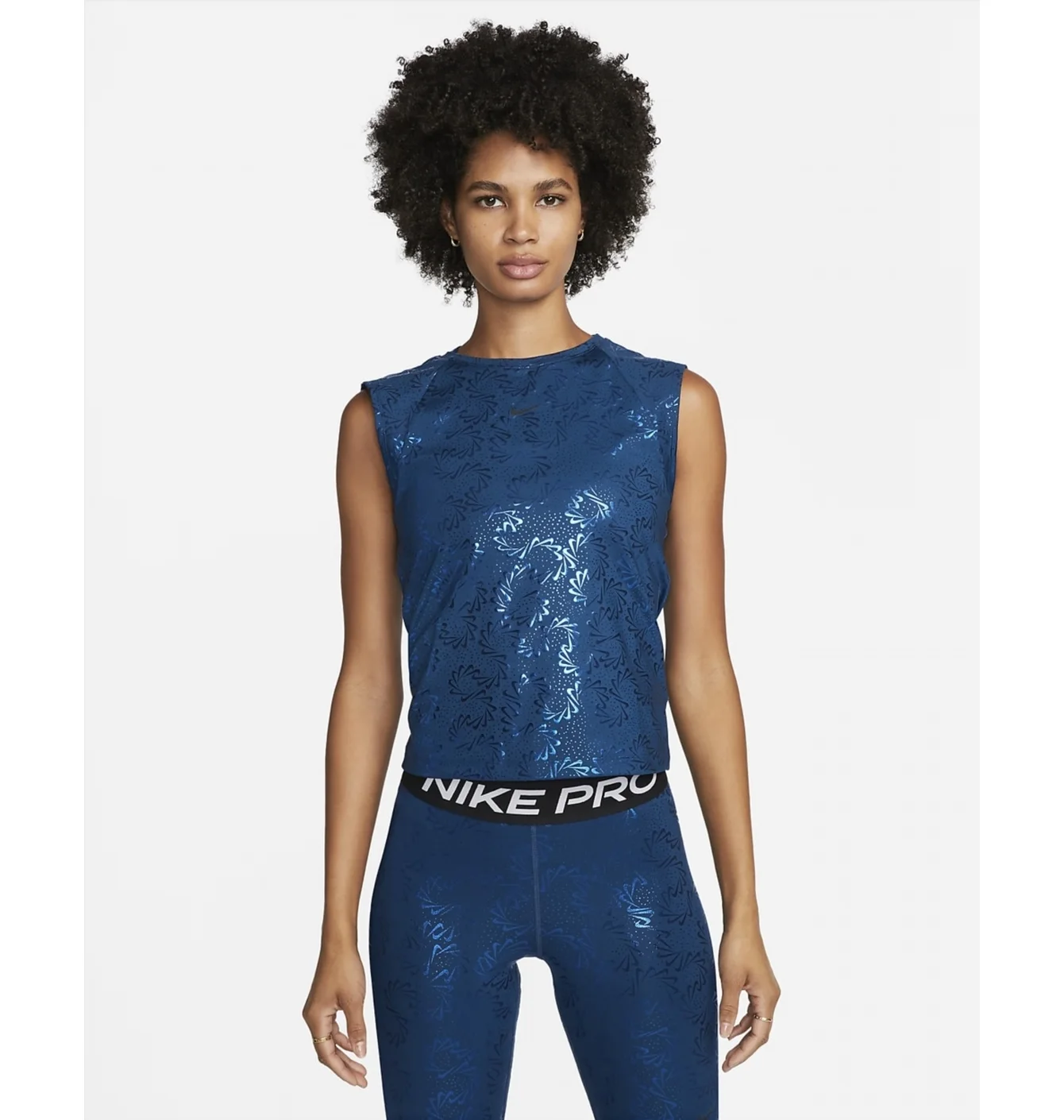 Майка жіноча Nike Pro Dri-Fit Blue DQ6174-460