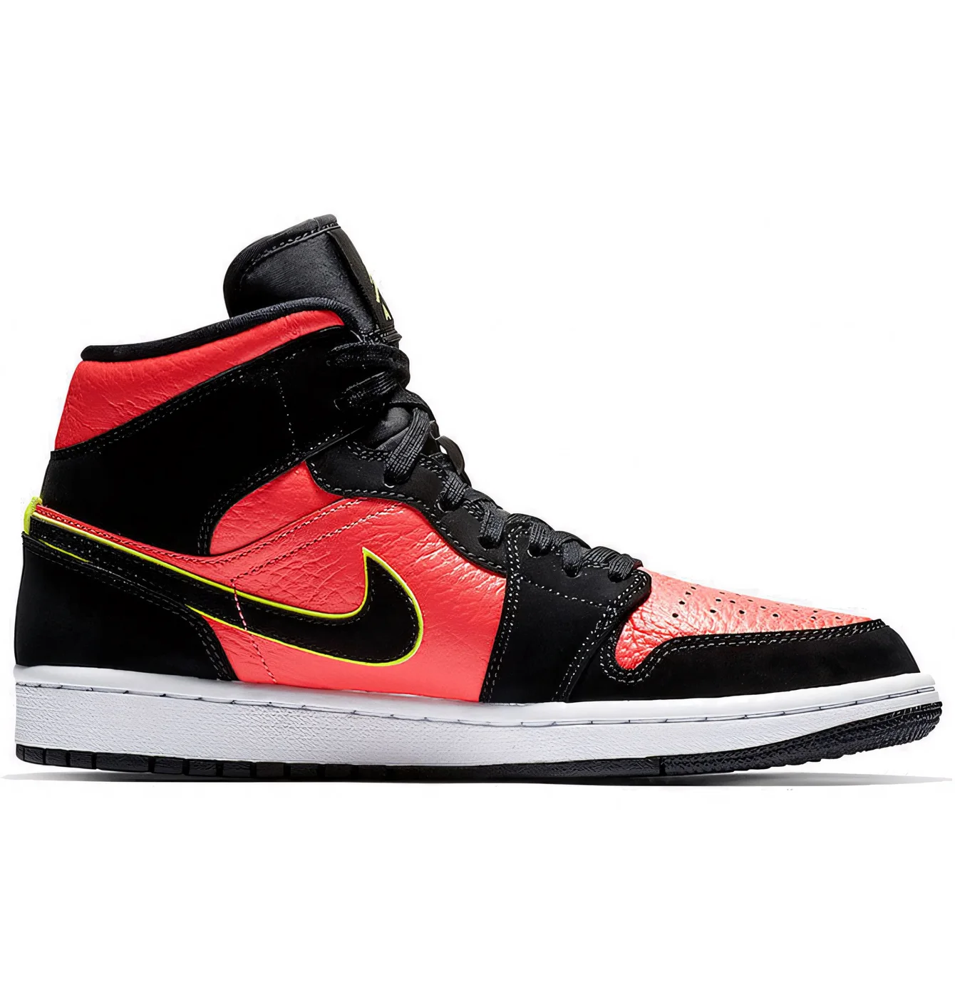 Кросівки жіночі Air Jordan 1 Retro Mid Red/Black BQ6472-006