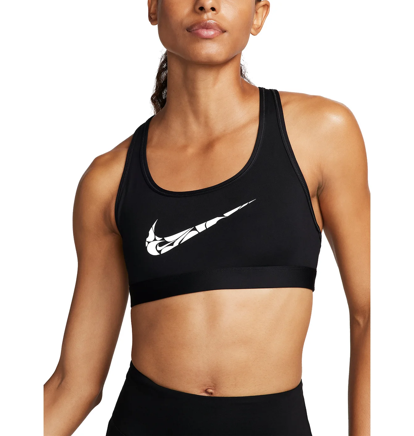 Топ жіночий Nike Wswsh Ls Hbr Bra Black FN2898-010